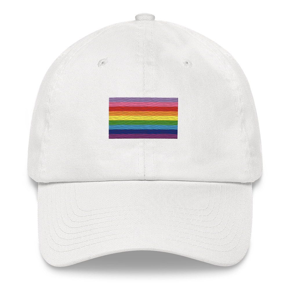 Gilbert Baker Pride Flag Embroidered Hat