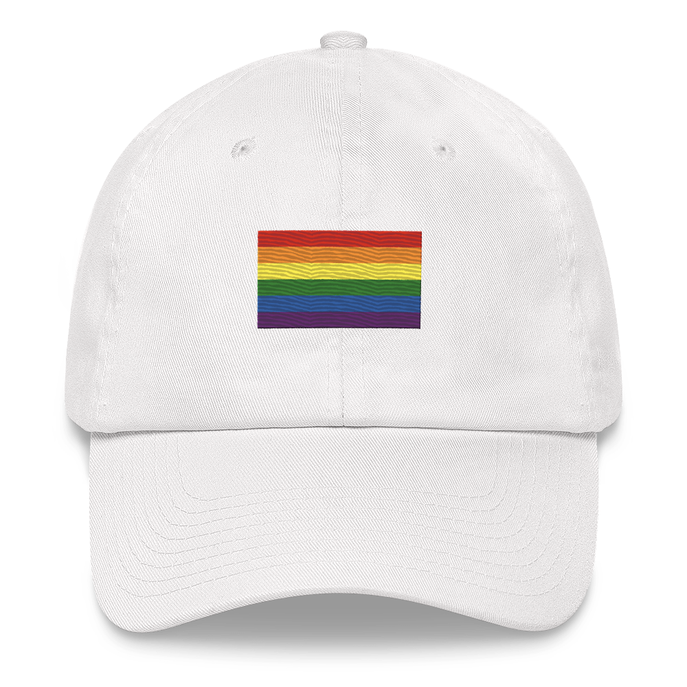 Pride Flag Embroidered Hat