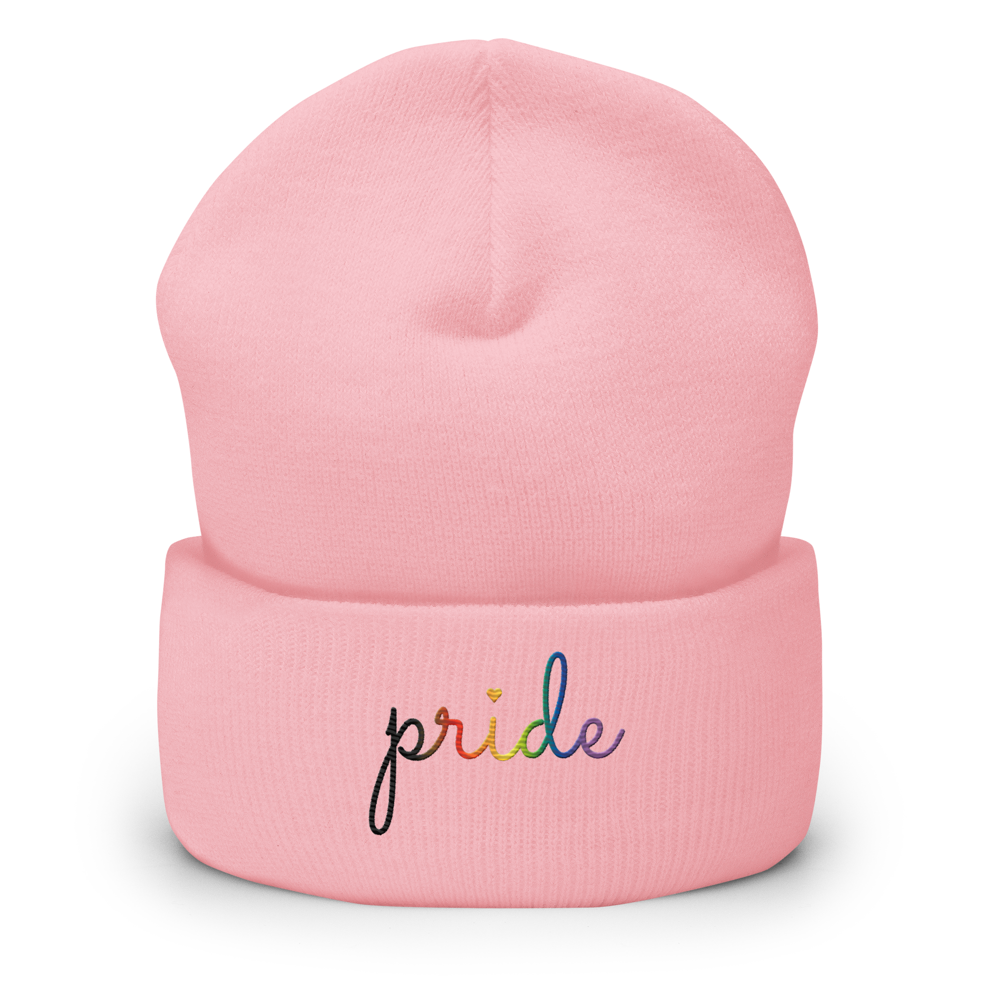 Philly  Pride Beanie: Cursive 'Pride' in Gradient Colors
