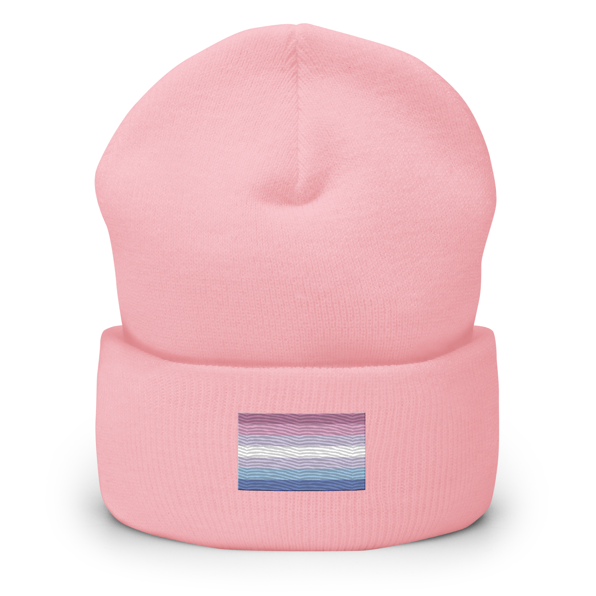 Bigender Pride Flag Embroidered Beanie