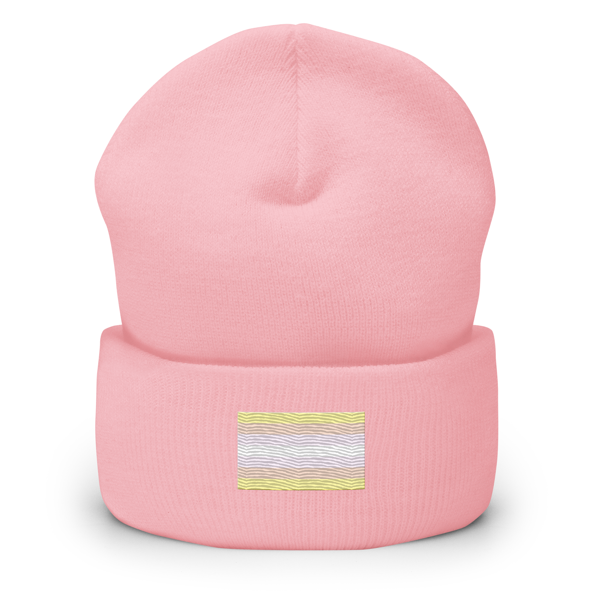 Pangender Pride Flag Embroidered Beanie