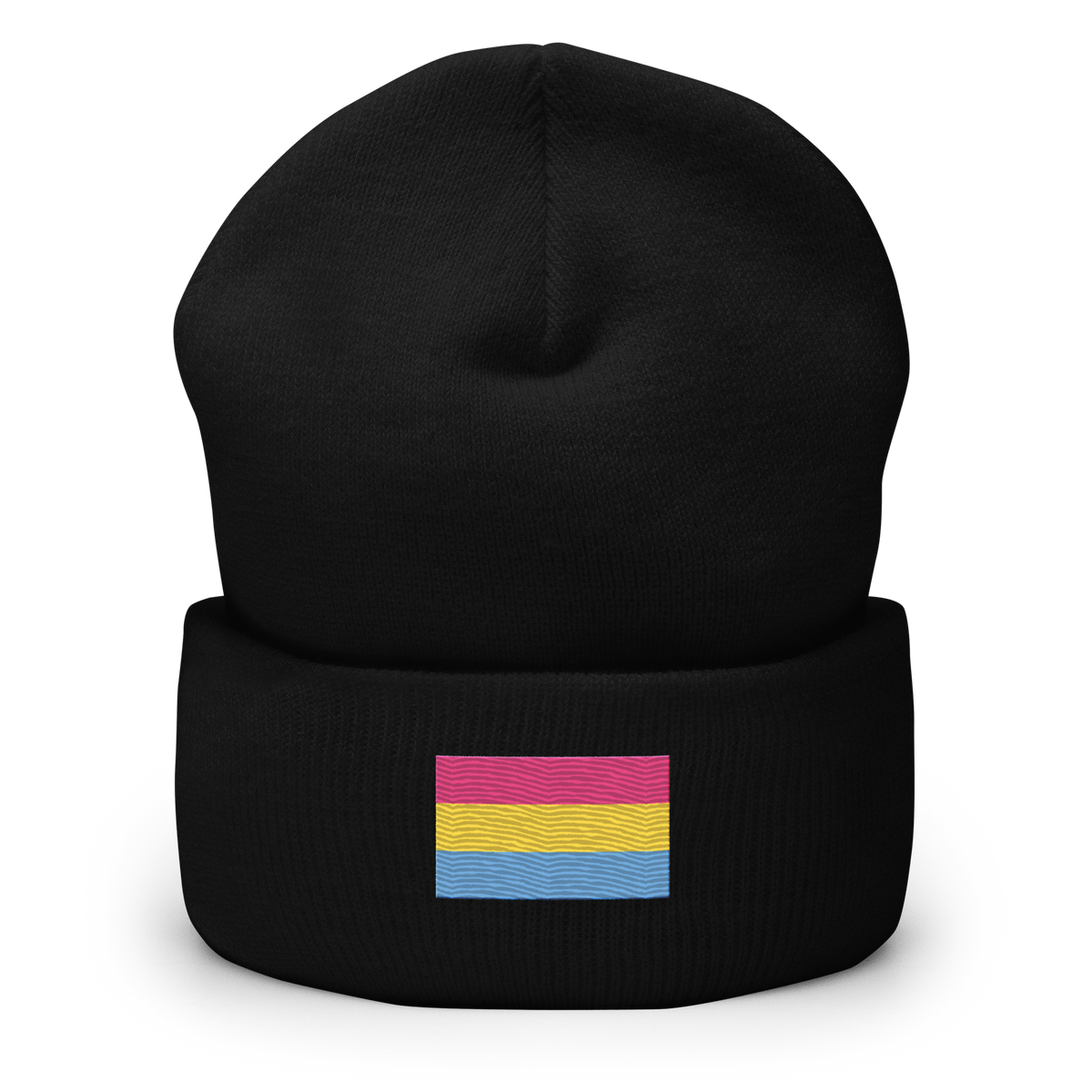 Pansexual Pride Flag Embroidered Beanie