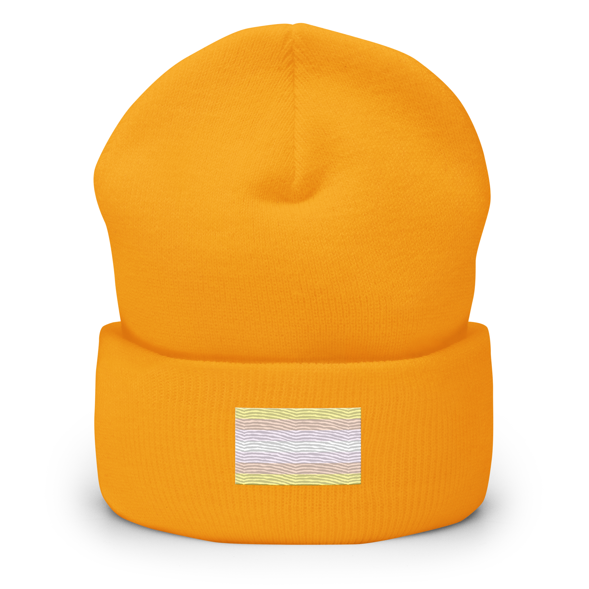 Pangender Pride Flag Embroidered Beanie