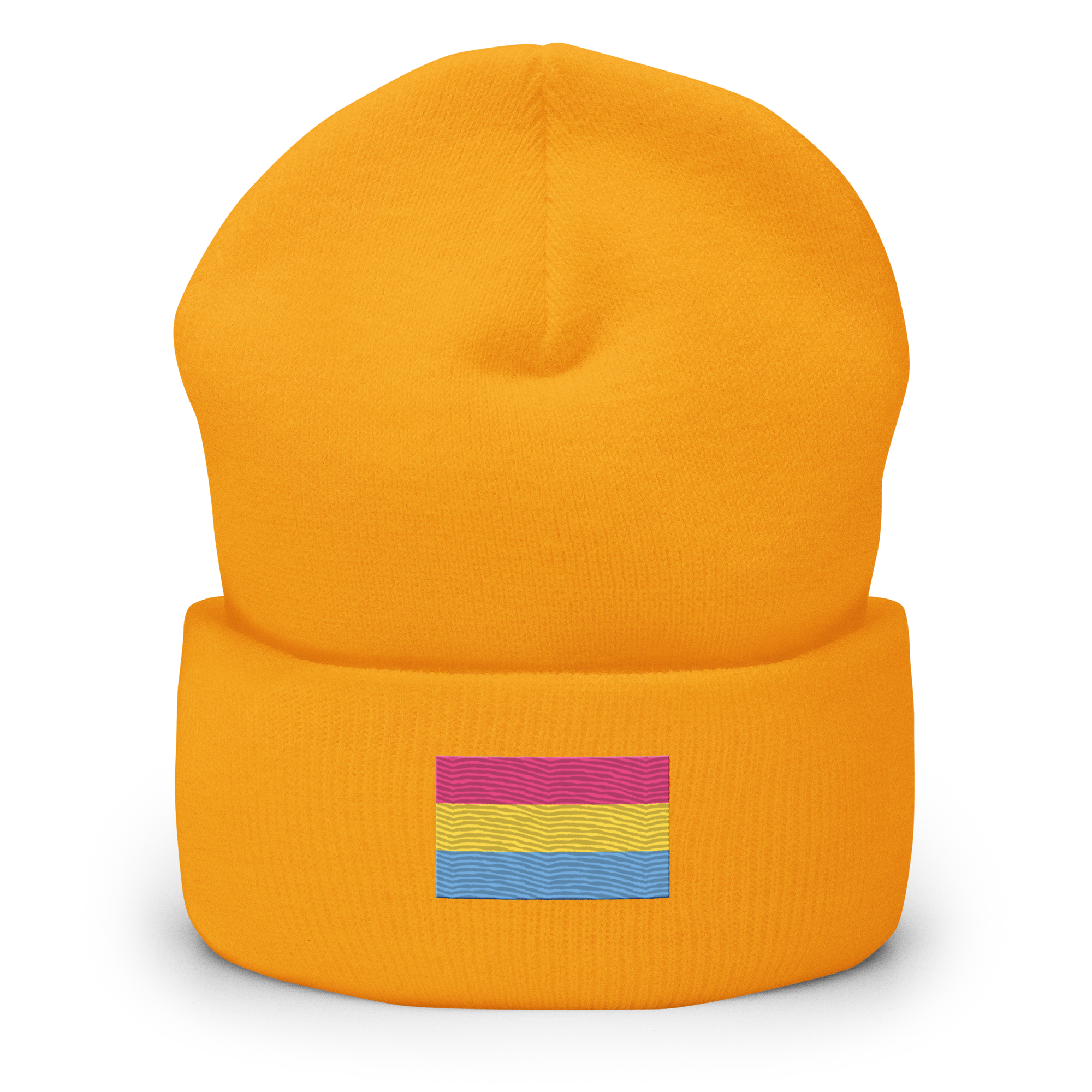 Pansexual Pride Flag Embroidered Beanie