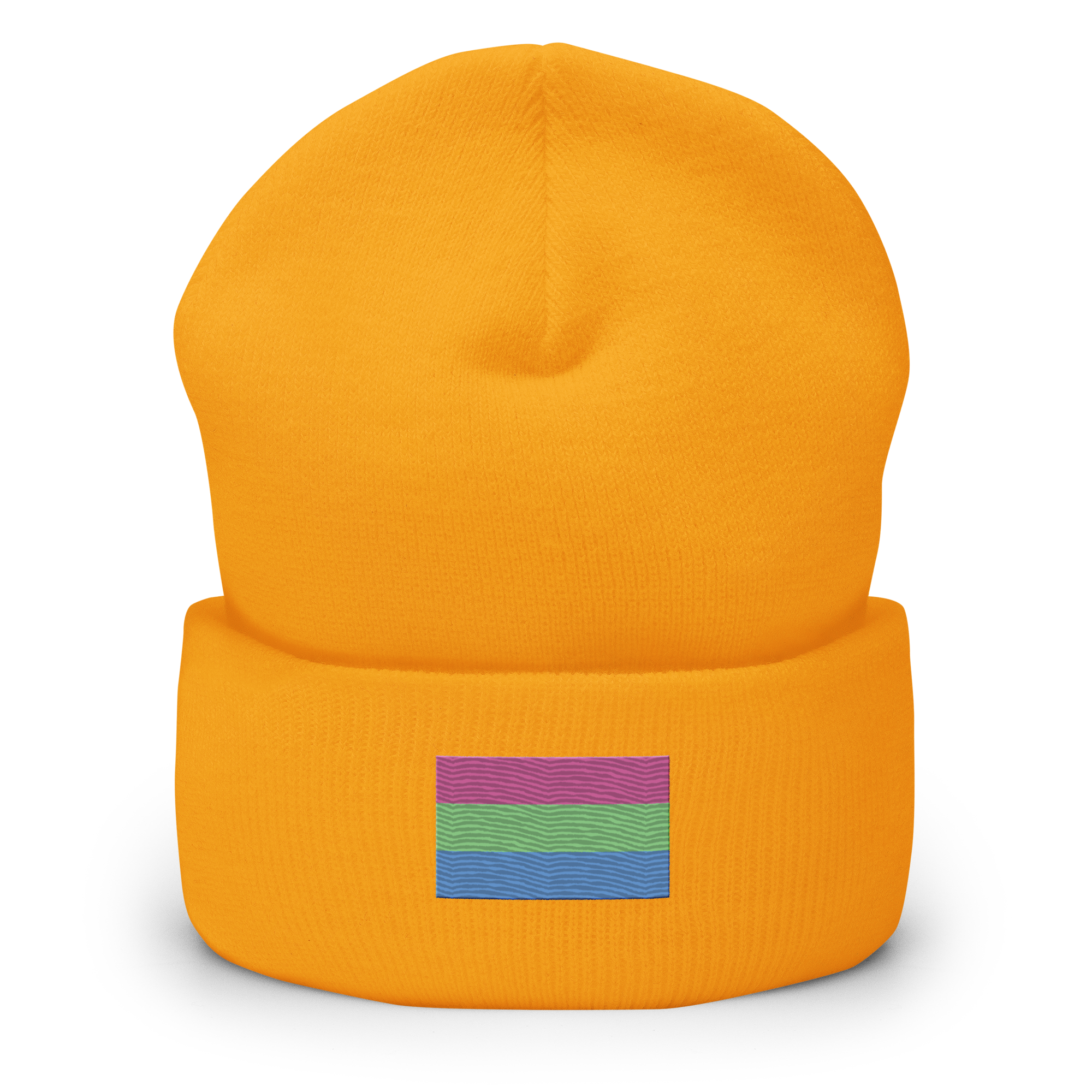 Polysexual Pride Flag Embroidered Beanie