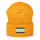 Agender Pride Flag Embroidered Beanie