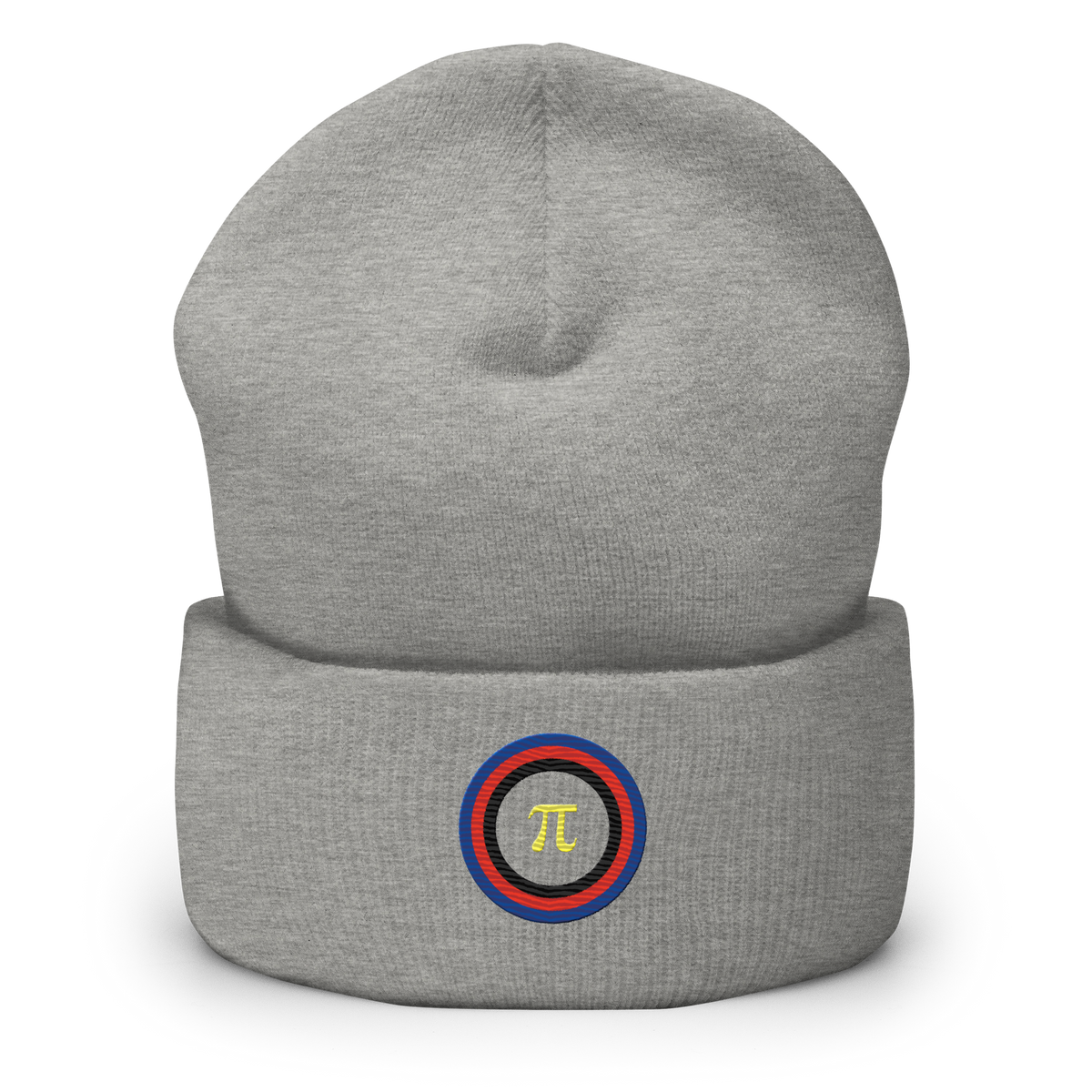 Embroidered Beanie: Polyamory Pride Ring Emblem Design
