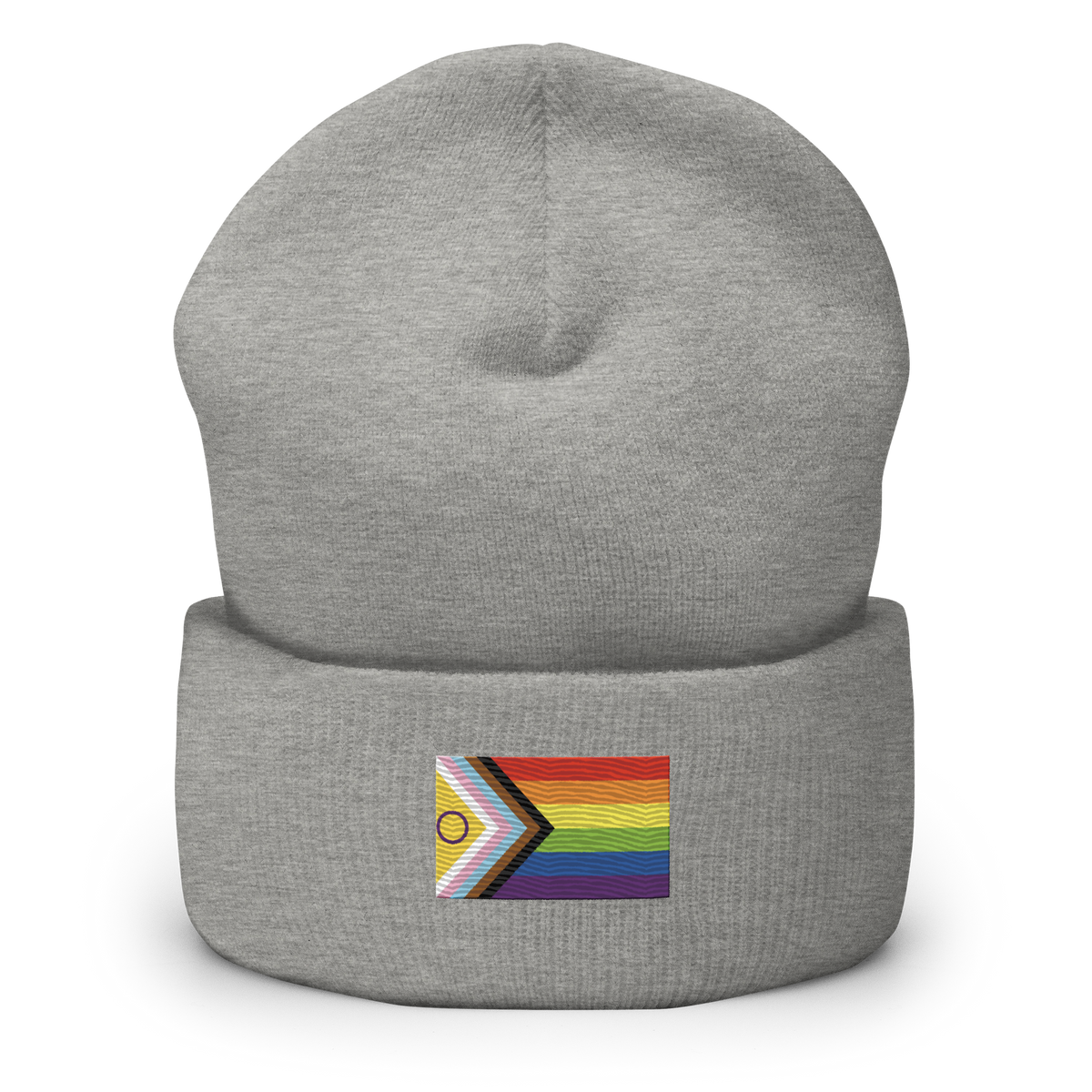 Intersex-Inclusive Pride Progress Pride Flag Embroidered Beanie