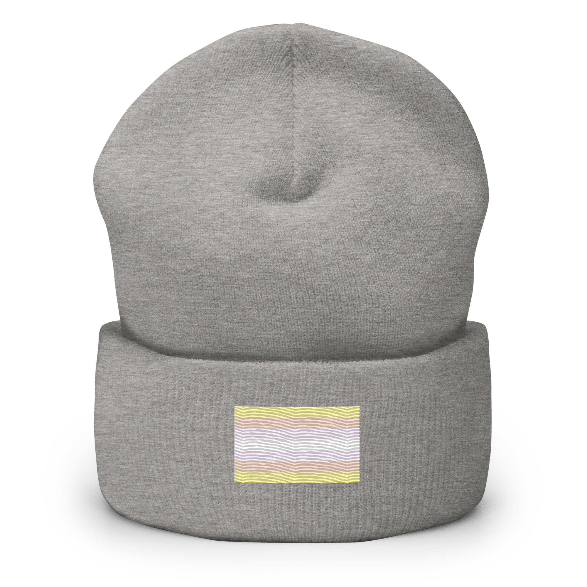 Pangender Pride Flag Embroidered Beanie