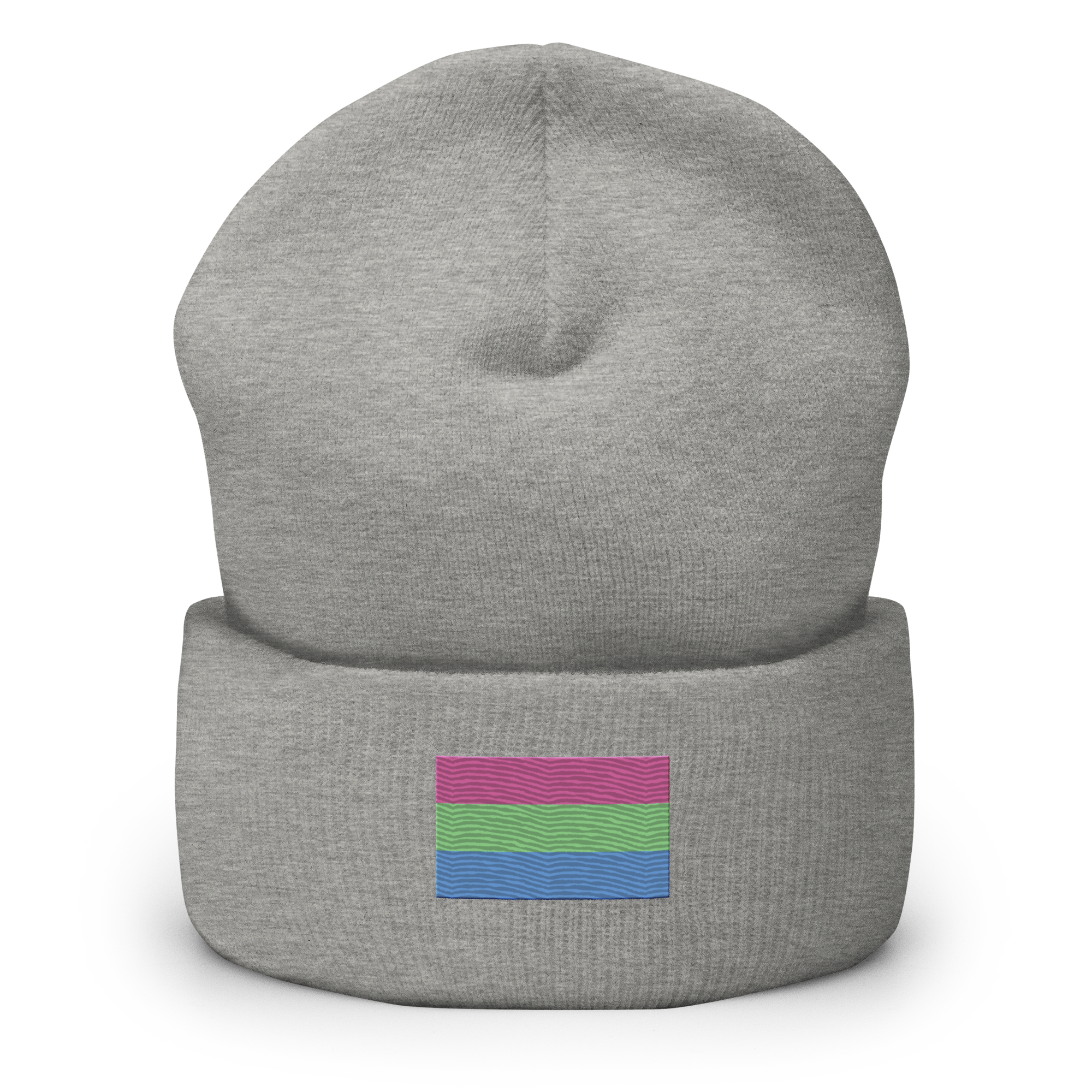 Polysexual Pride Flag Embroidered Beanie