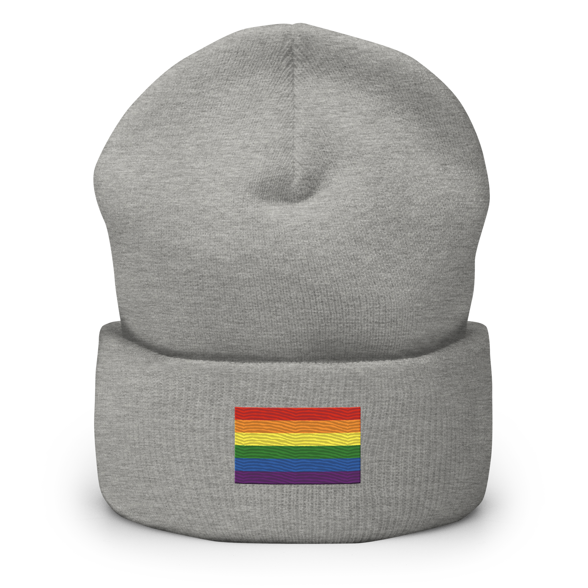 Pride Flag Embroidered Beanie