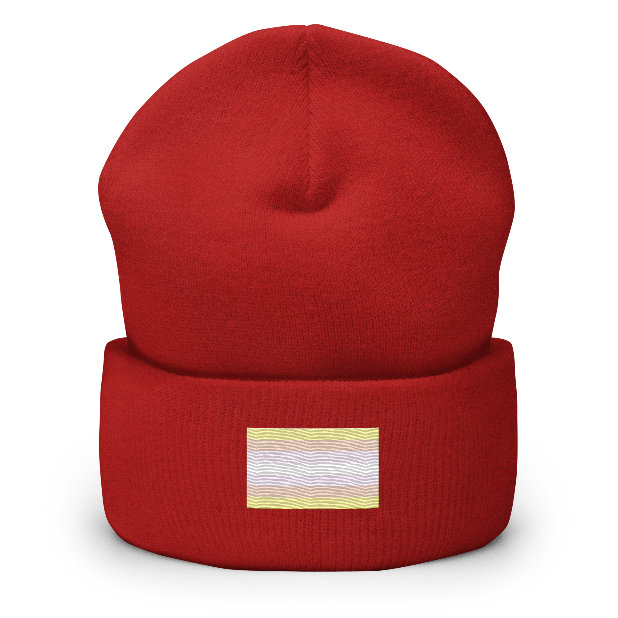 Pangender Pride Flag Embroidered Beanie