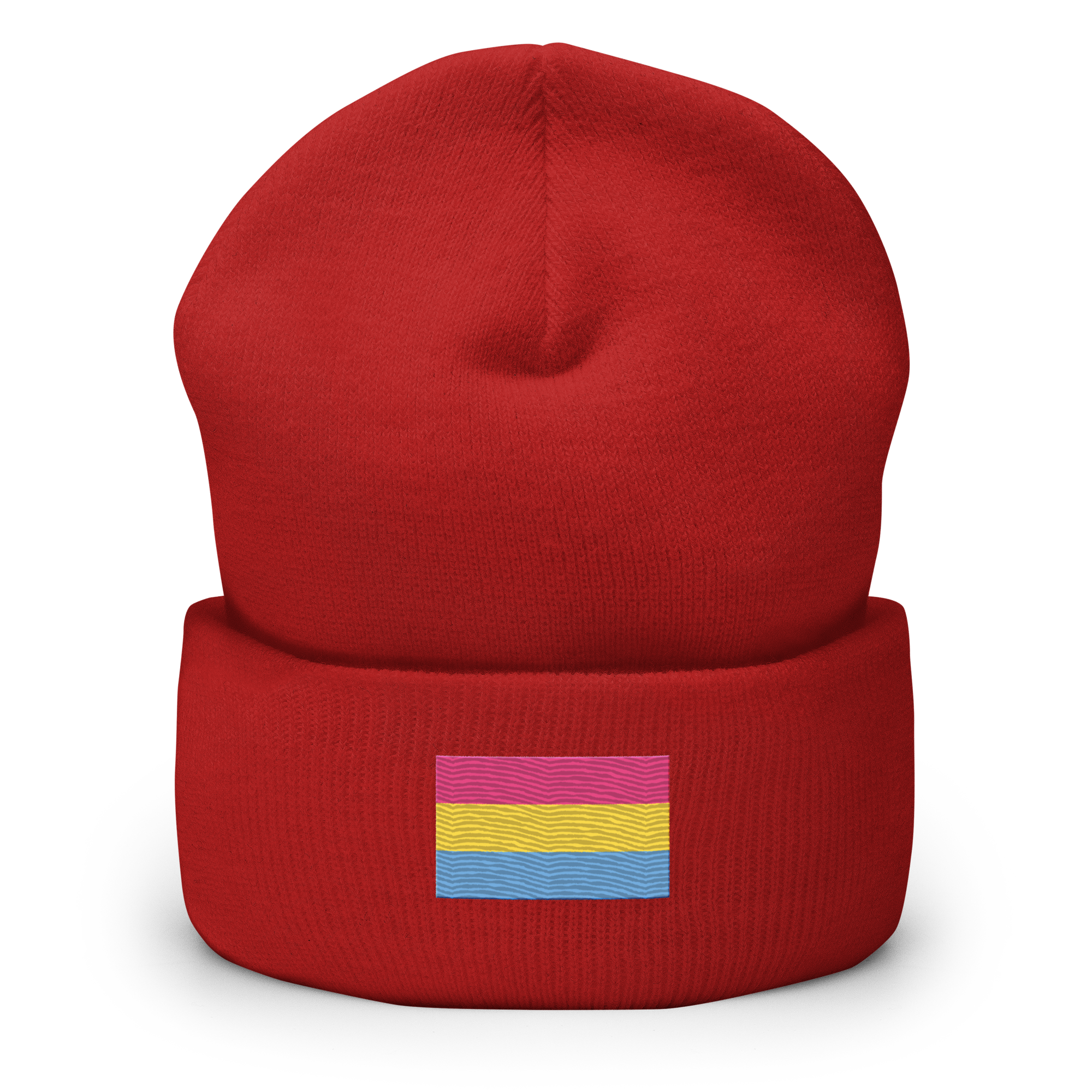 Pansexual Pride Flag Embroidered Beanie