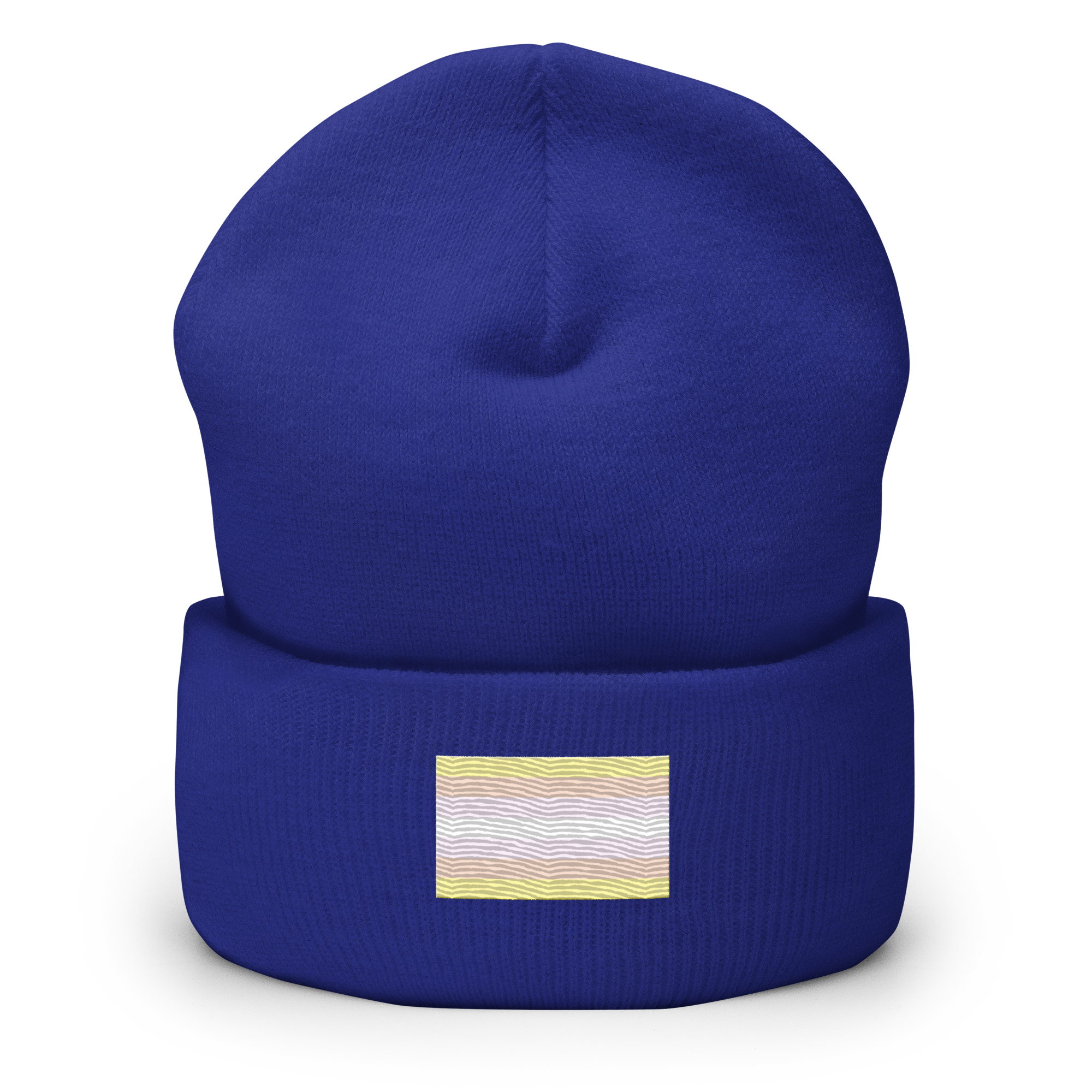 Pangender Pride Flag Embroidered Beanie