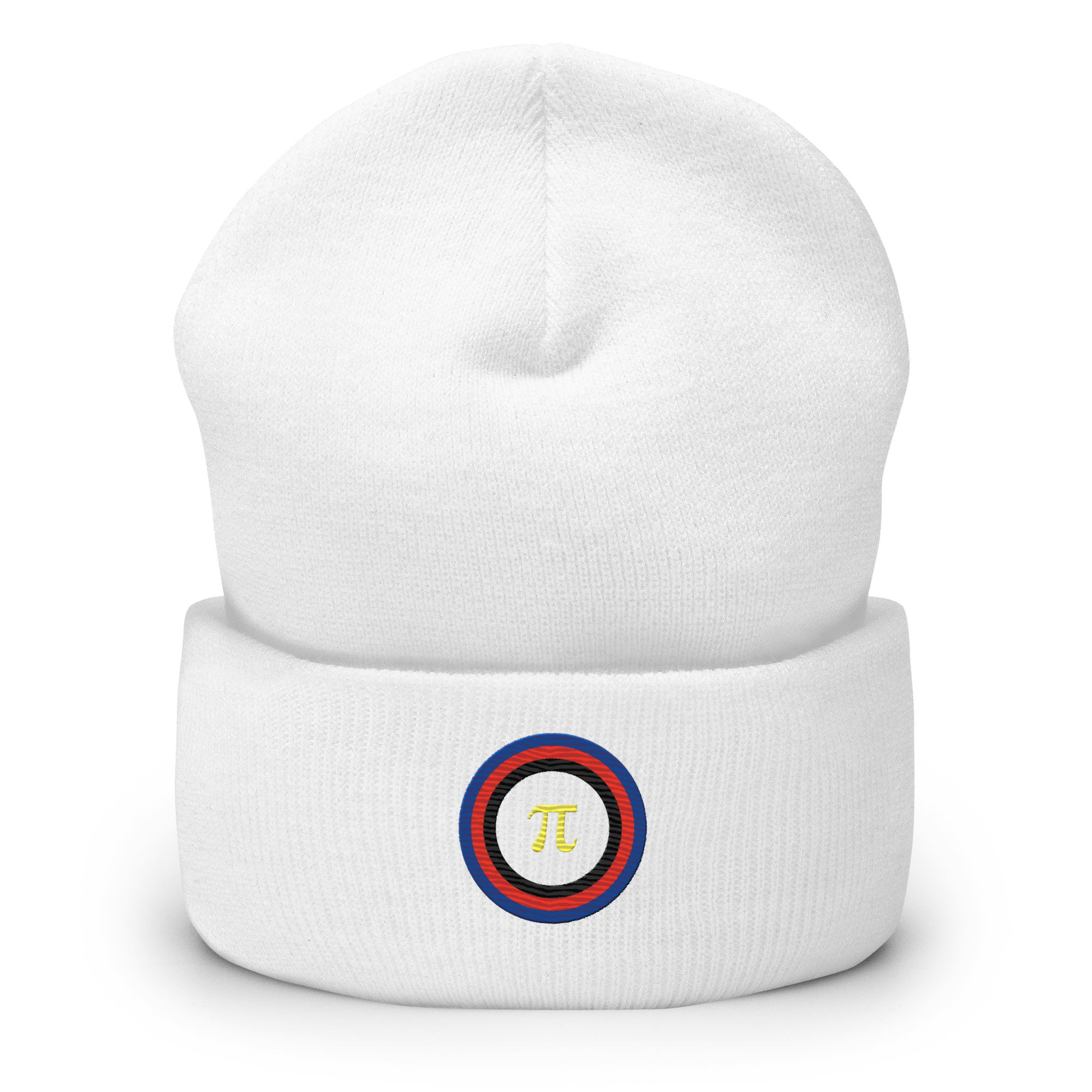 Embroidered Beanie: Polyamory Pride Ring Emblem Design