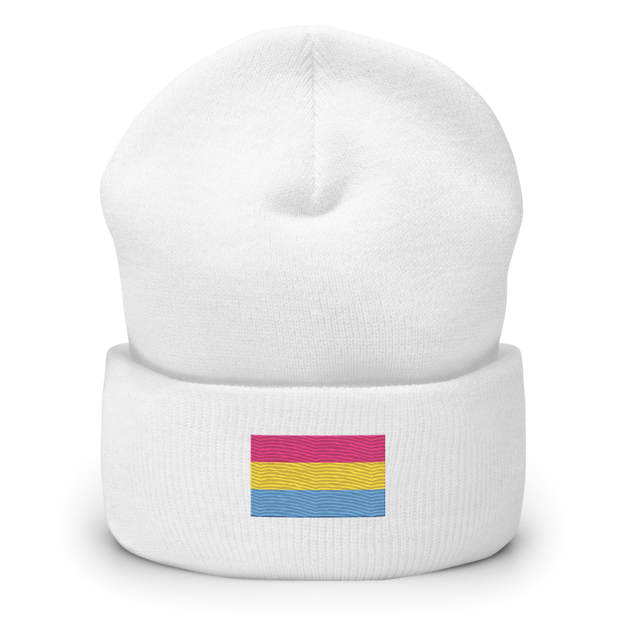 Pansexual Pride Flag Embroidered Beanie
