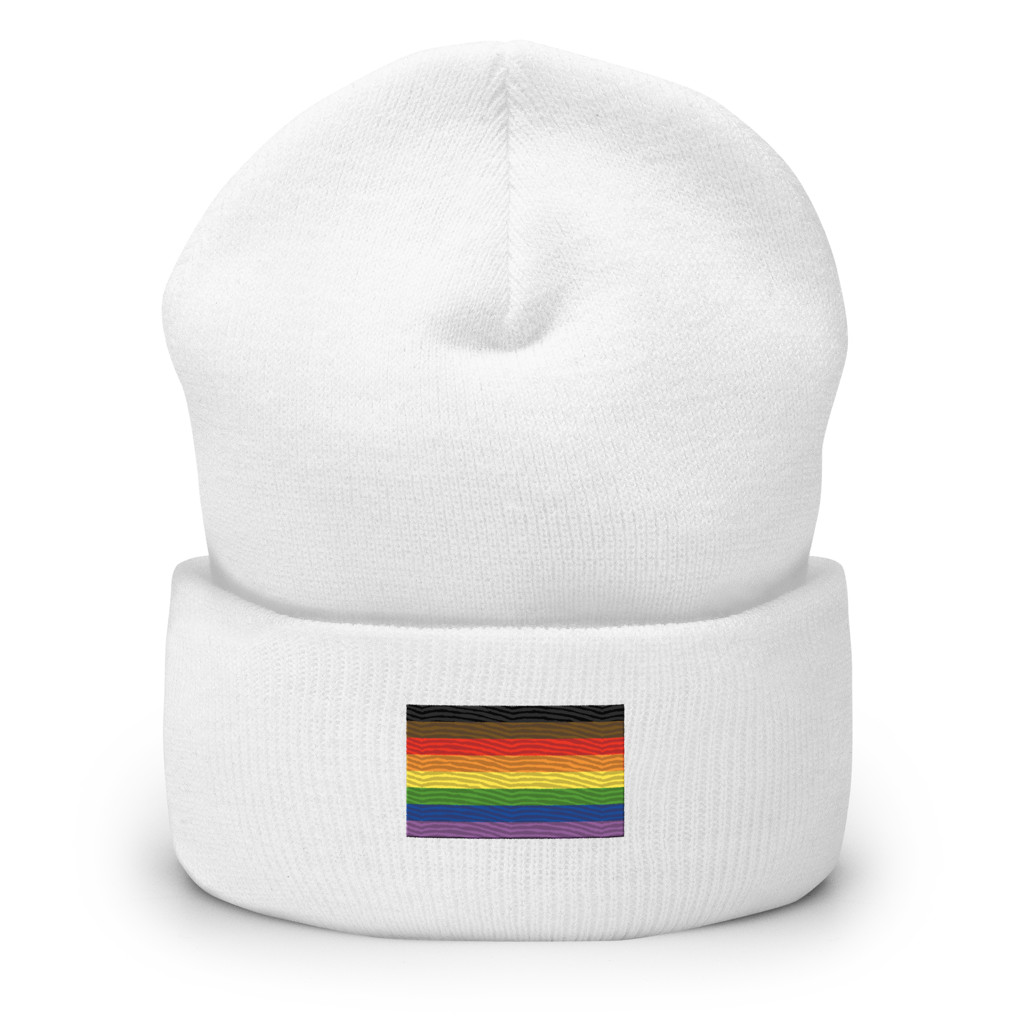Philly Pride Flag Embroidered Beanie