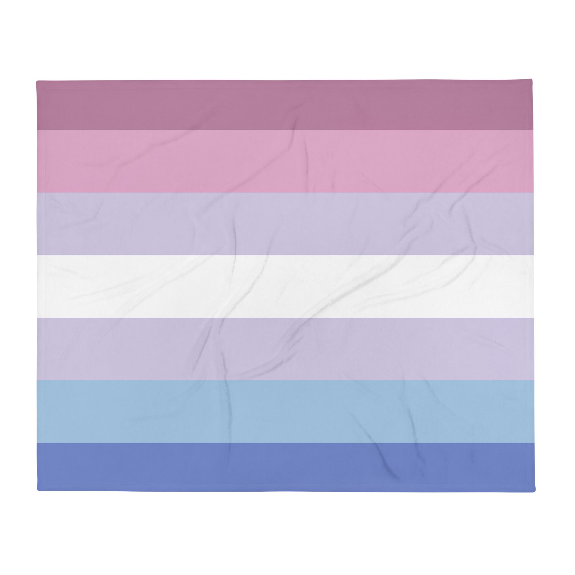 Bigender Pride Throw Blanket: Cozy LGBTQ+ Decorative Print