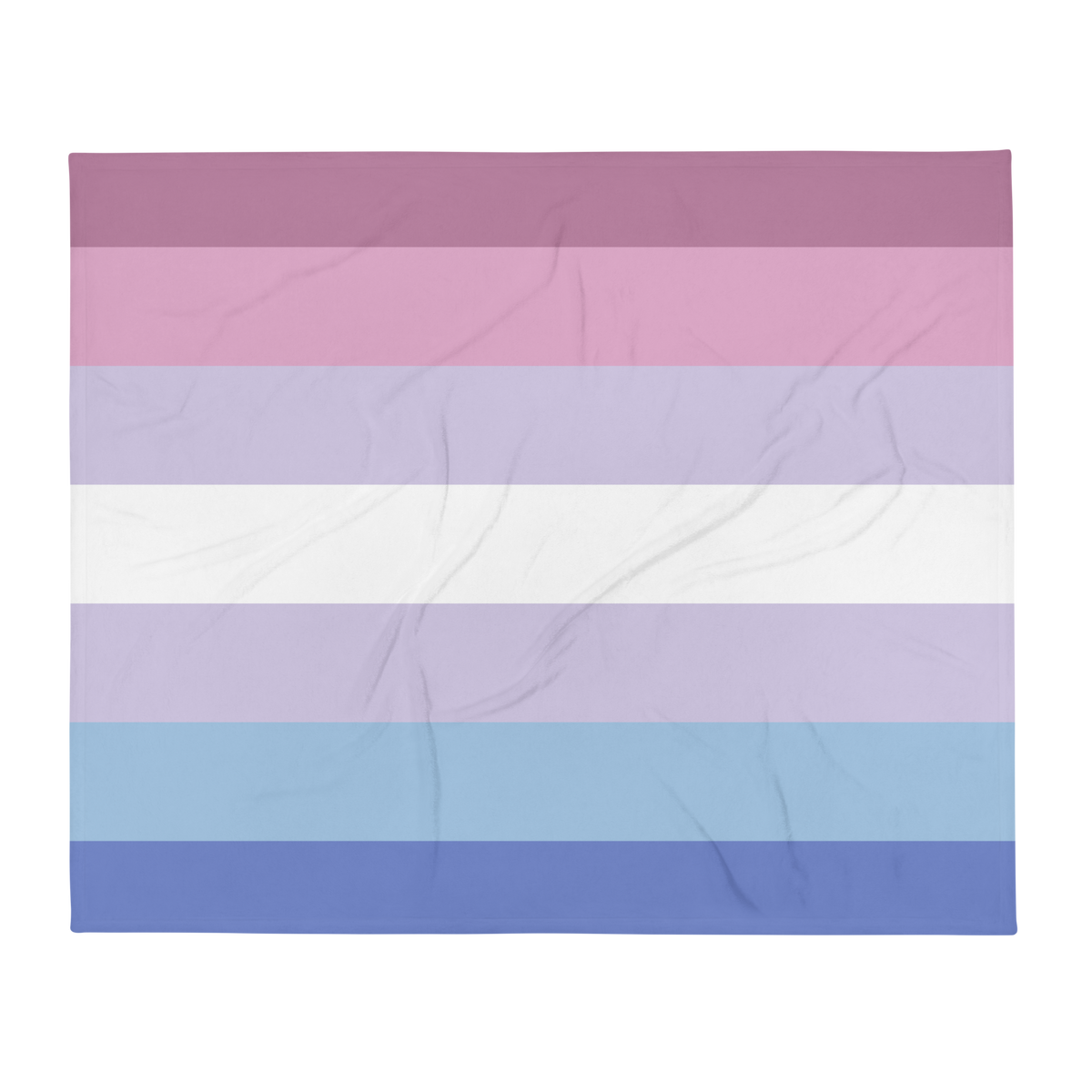 Bigender Pride Throw Blanket: Cozy LGBTQ+ Decorative Print