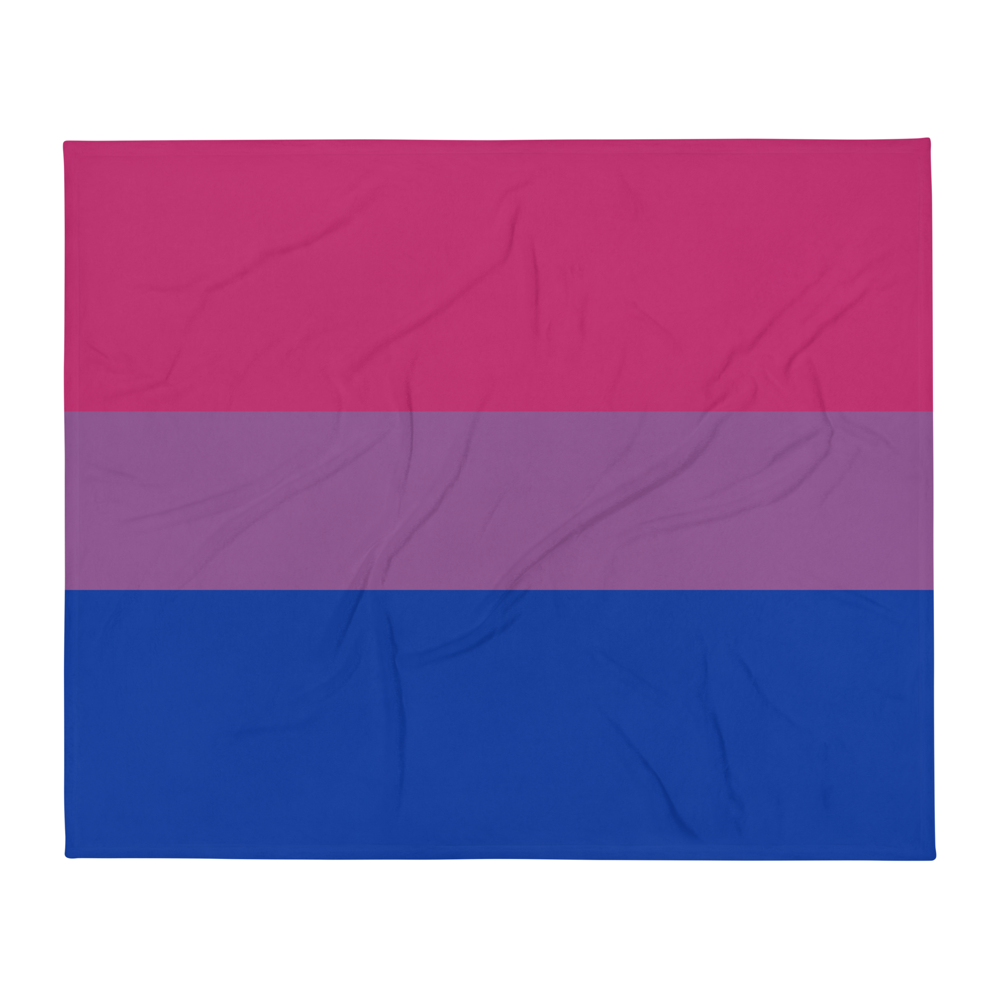 Bisexual Pride Throw Blanket: Cozy LGBTQ+ Decorative Print