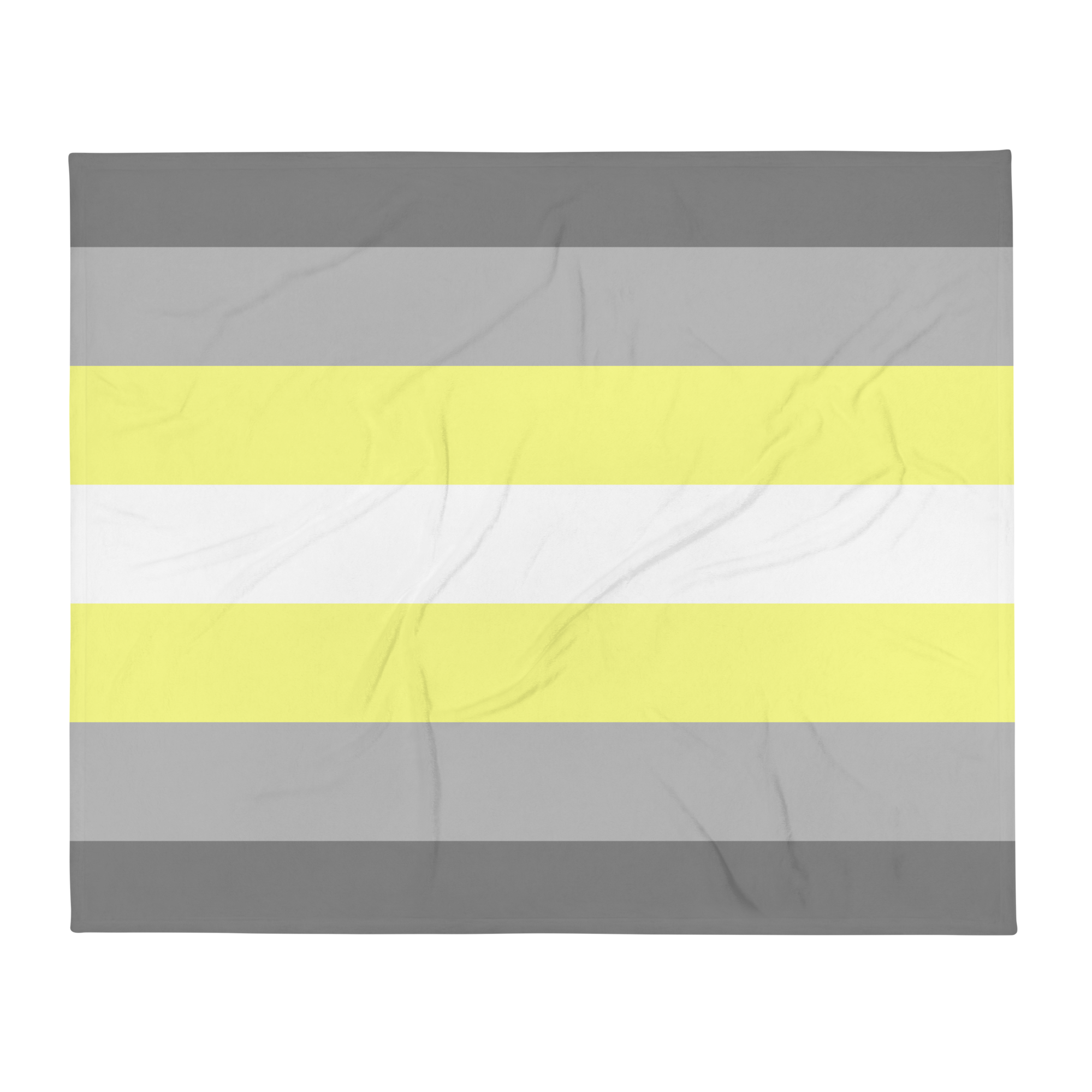 Demigender Pride Throw Blanket: Cozy LGBTQ+ Decorative Print