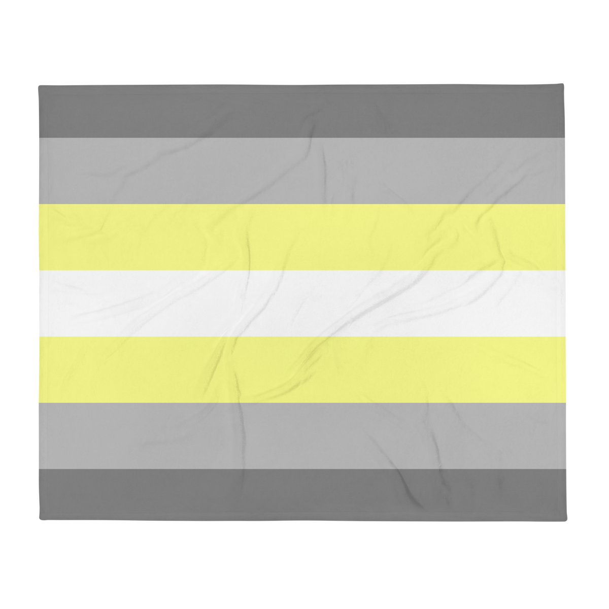 Demigender Pride Throw Blanket: Cozy LGBTQ+ Decorative Print