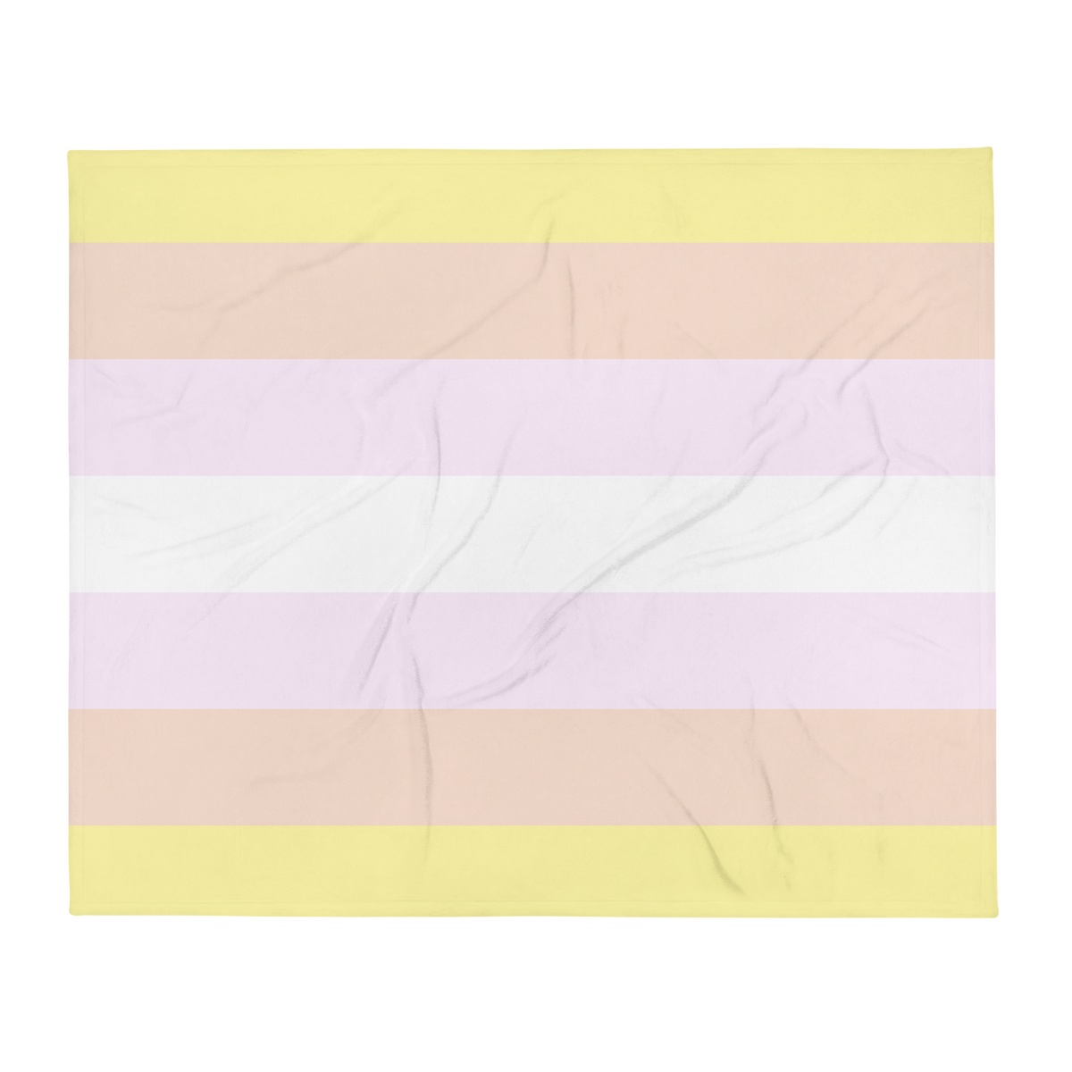 Pangender Pride Throw Blanket: Cozy LGBTQ+ Decorative Print