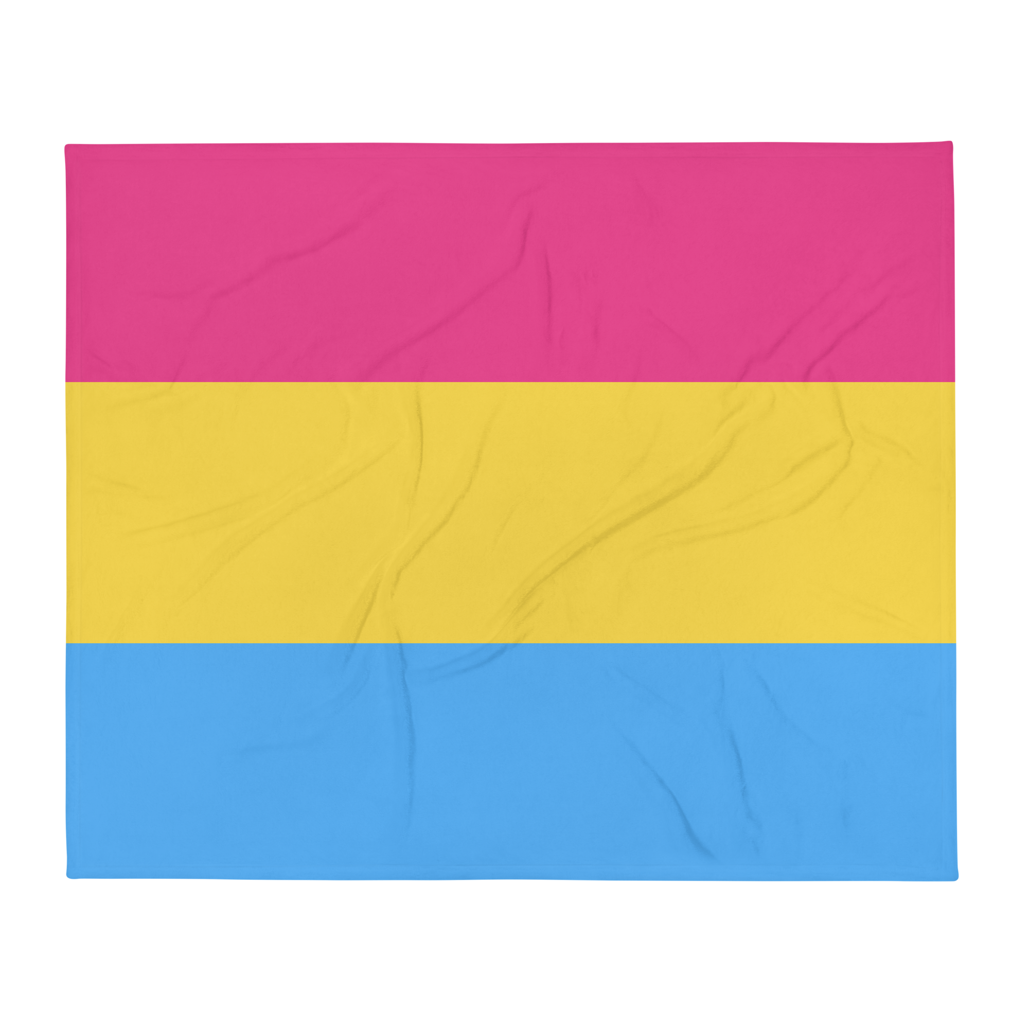 Pansexual Pride Throw Blanket: Cozy LGBTQ+ Decorative Print
