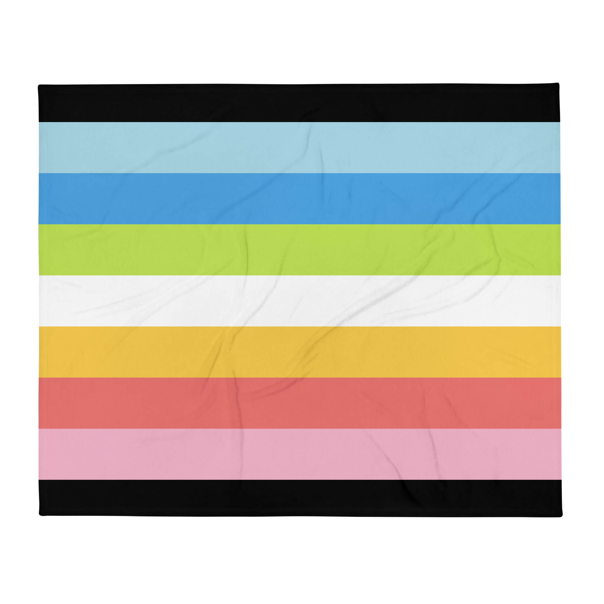 Queer Pride Throw Blanket: Cozy LGBTQ+ Decorative Print