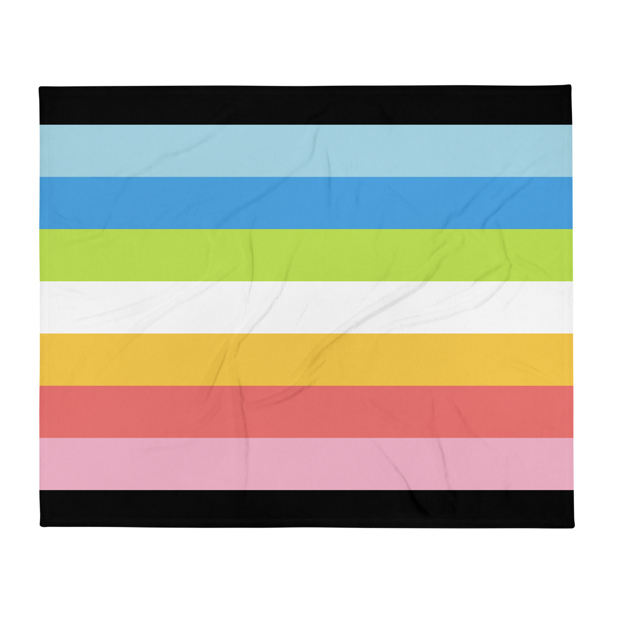 Queer Pride Throw Blanket: Cozy LGBTQ+ Decorative Print