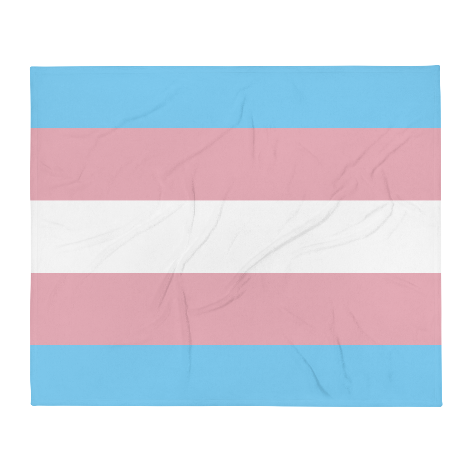 Transgender Pride Throw Blanket: Cozy LGBTQ+ Decorative Print