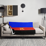 Polyamory Pride Throw Blanket: Cozy LGBTQ+ Decorative Print