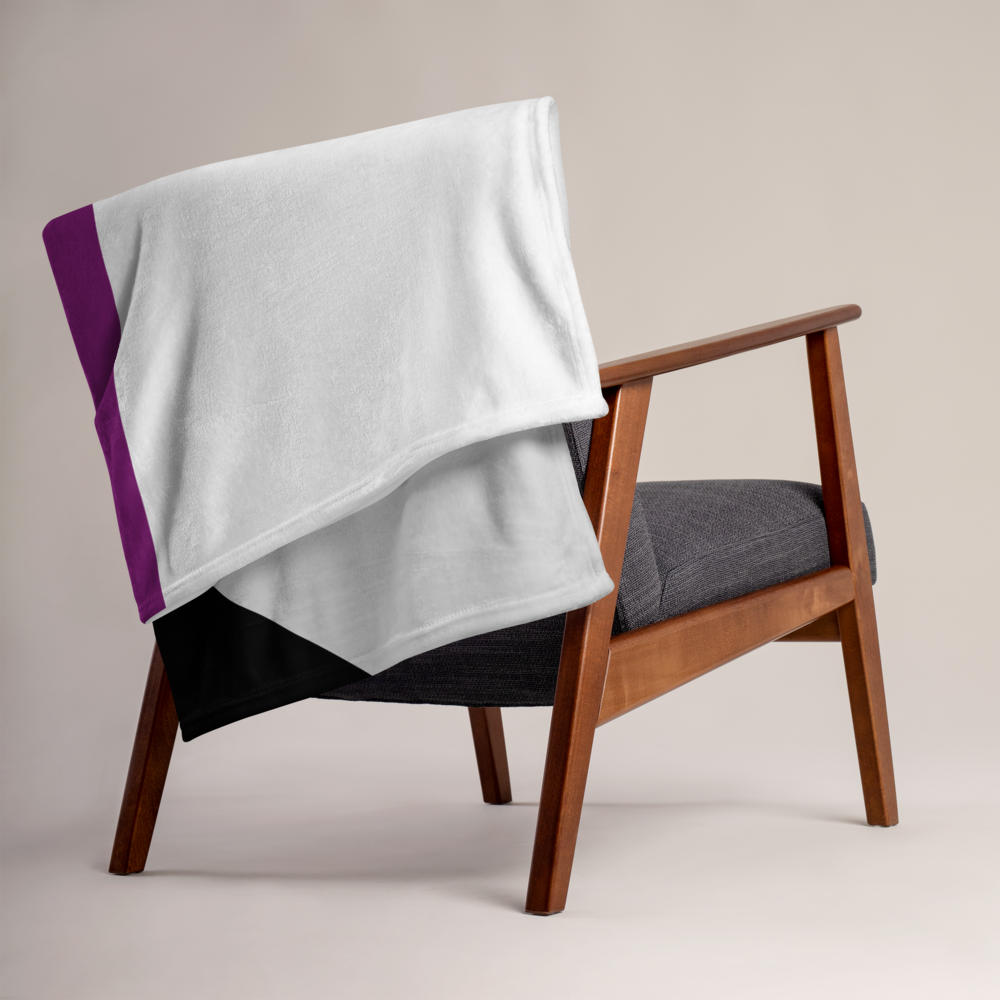 Demisexual Pride Throw Blanket: Cozy LGBTQ+ Decorative Print