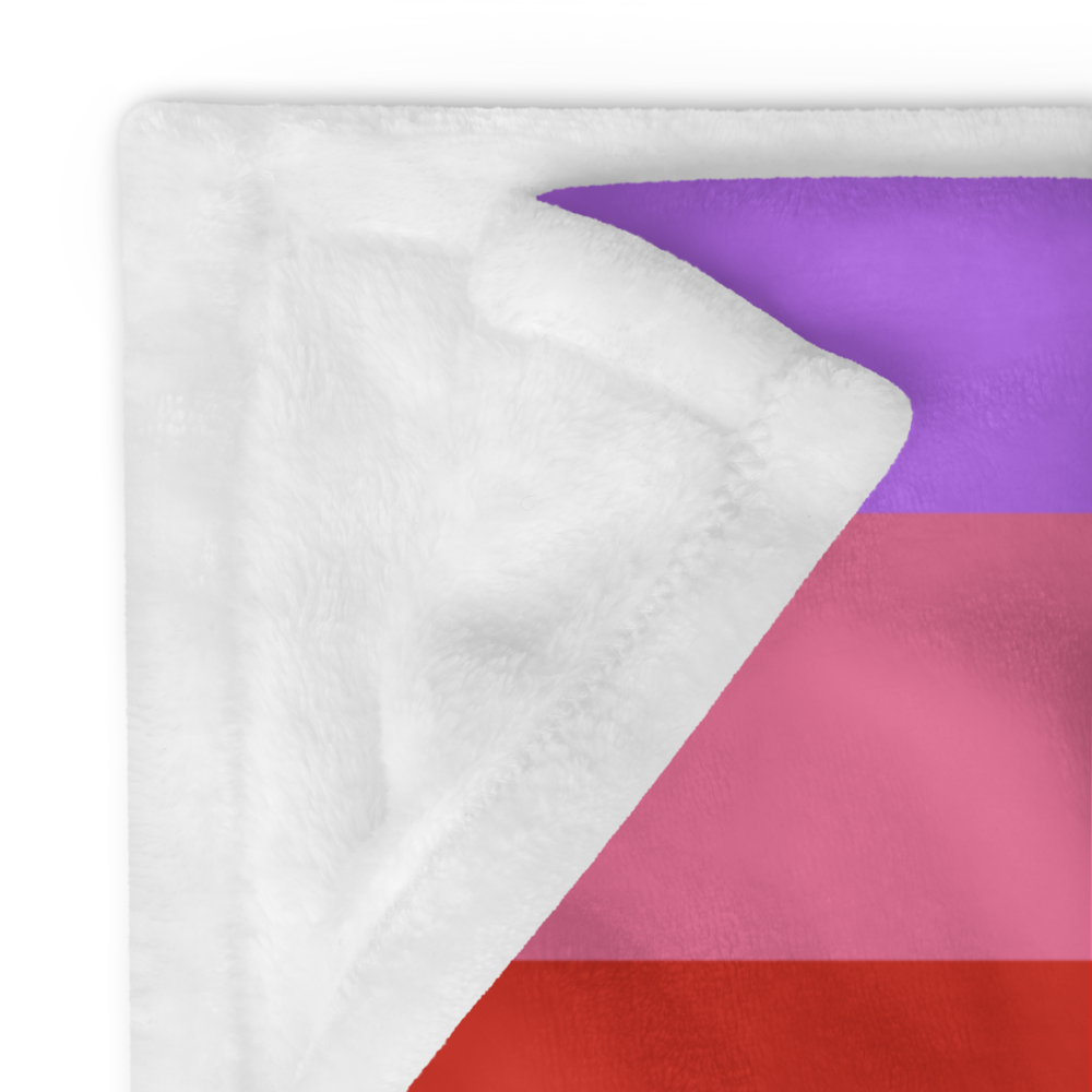 Gilbert Baker Pride Throw Blanket: Cozy LGBTQ+ Decorative Print