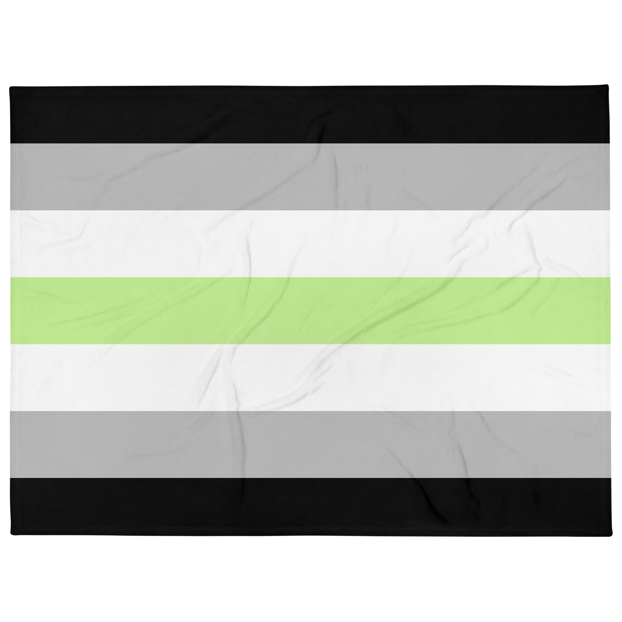 Agender Pride Throw Blanket: Cozy LGBTQ+ Decorative Print