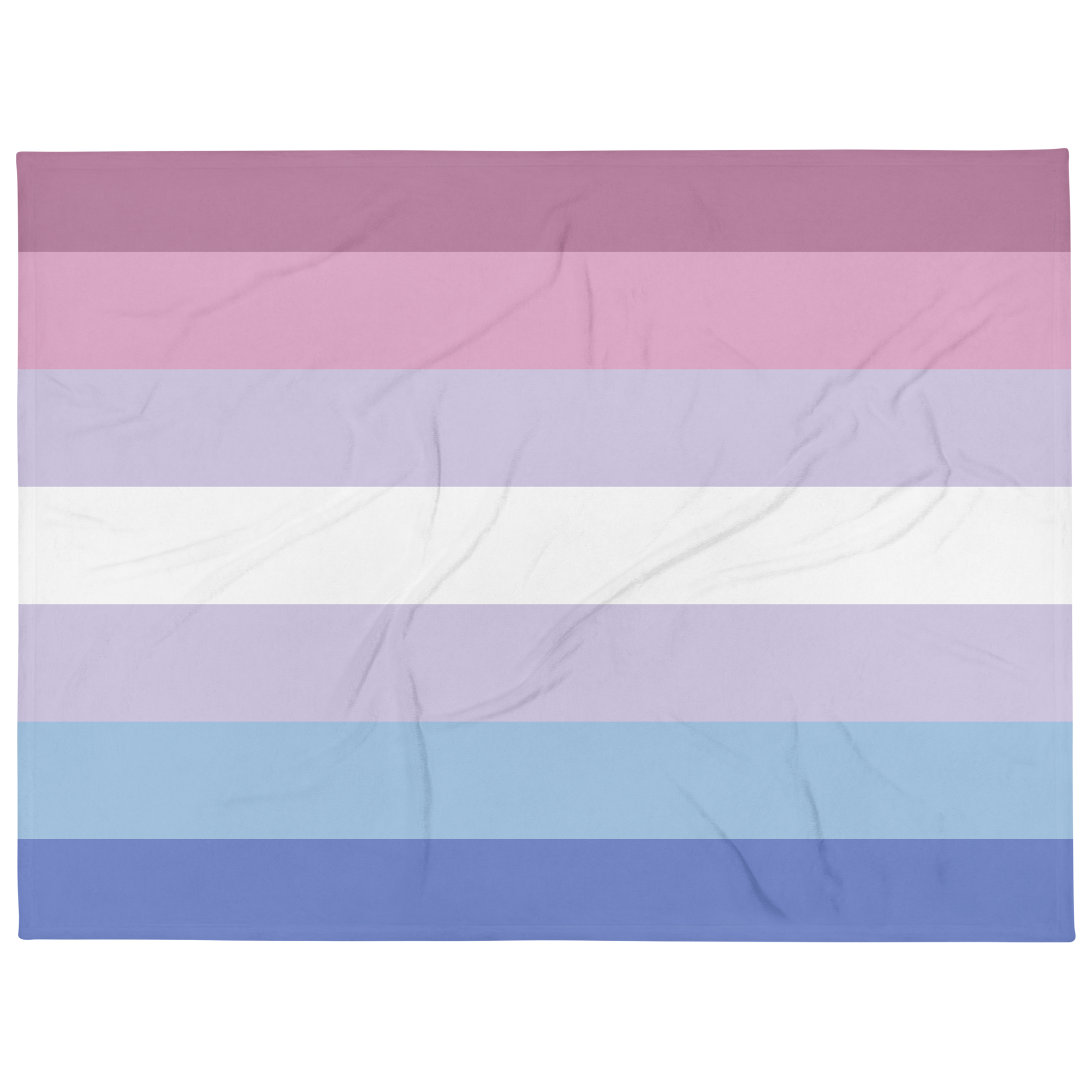 Bigender Pride Throw Blanket: Cozy LGBTQ+ Decorative Print