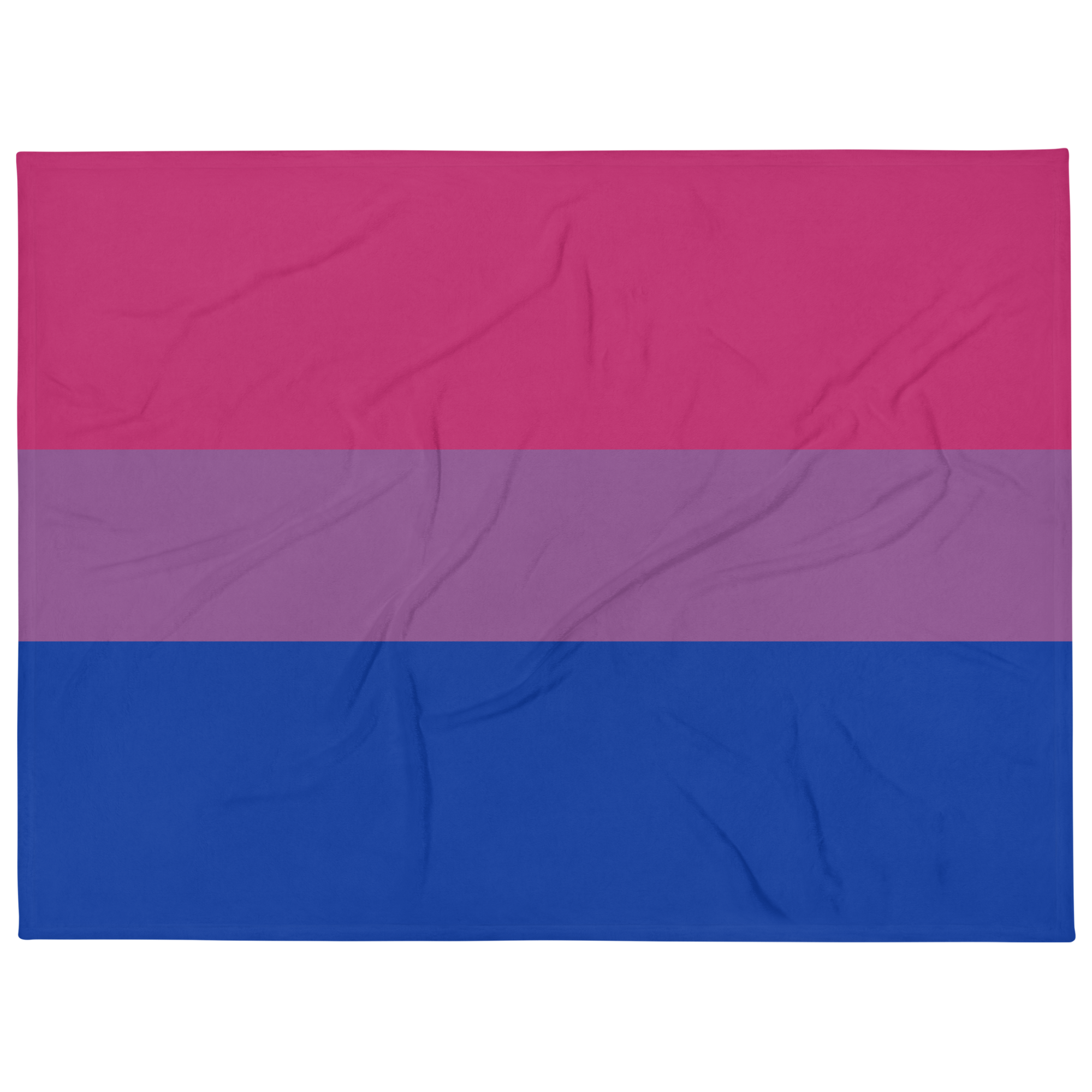 Bisexual Pride Throw Blanket: Cozy LGBTQ+ Decorative Print