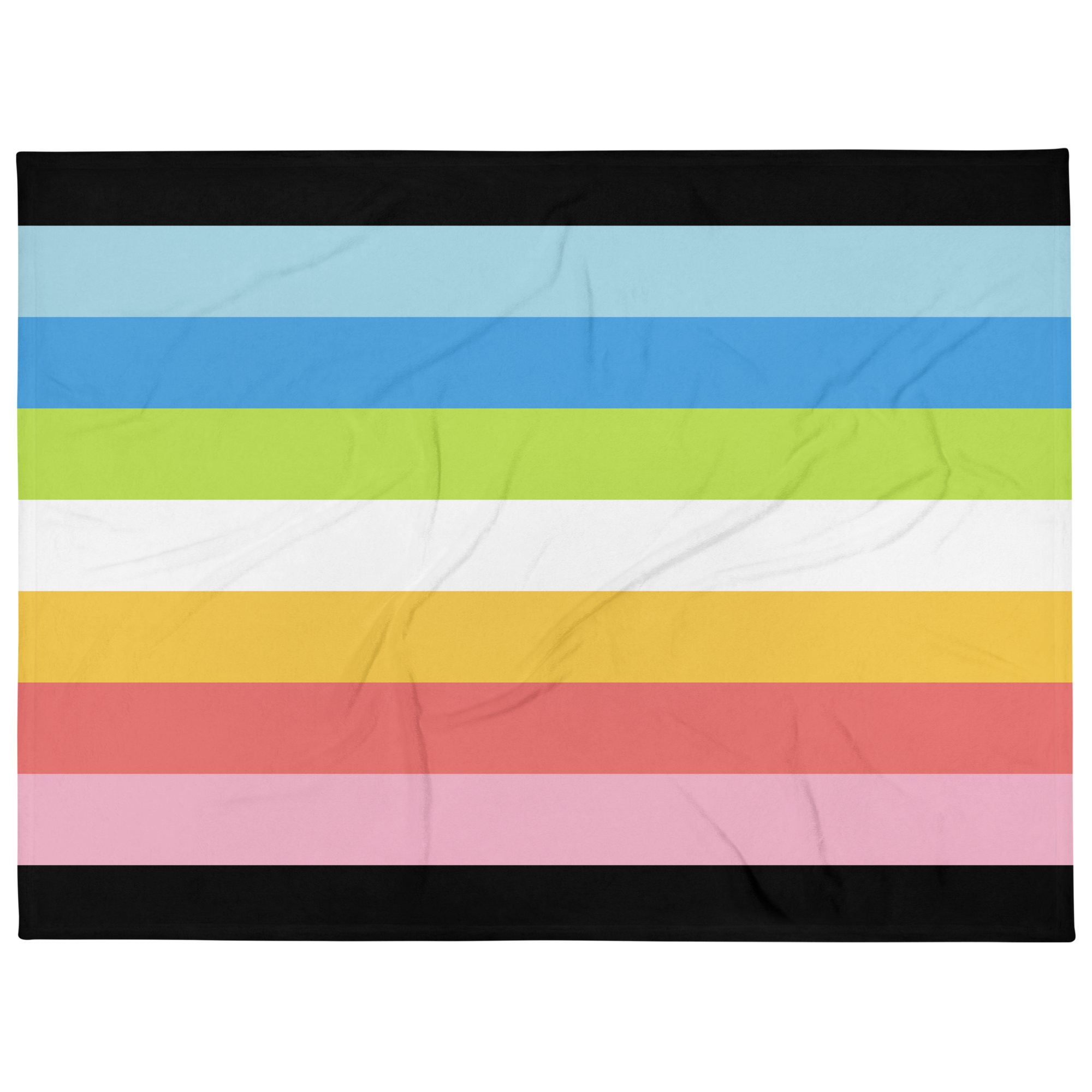 Queer Pride Throw Blanket: Cozy LGBTQ+ Decorative Print