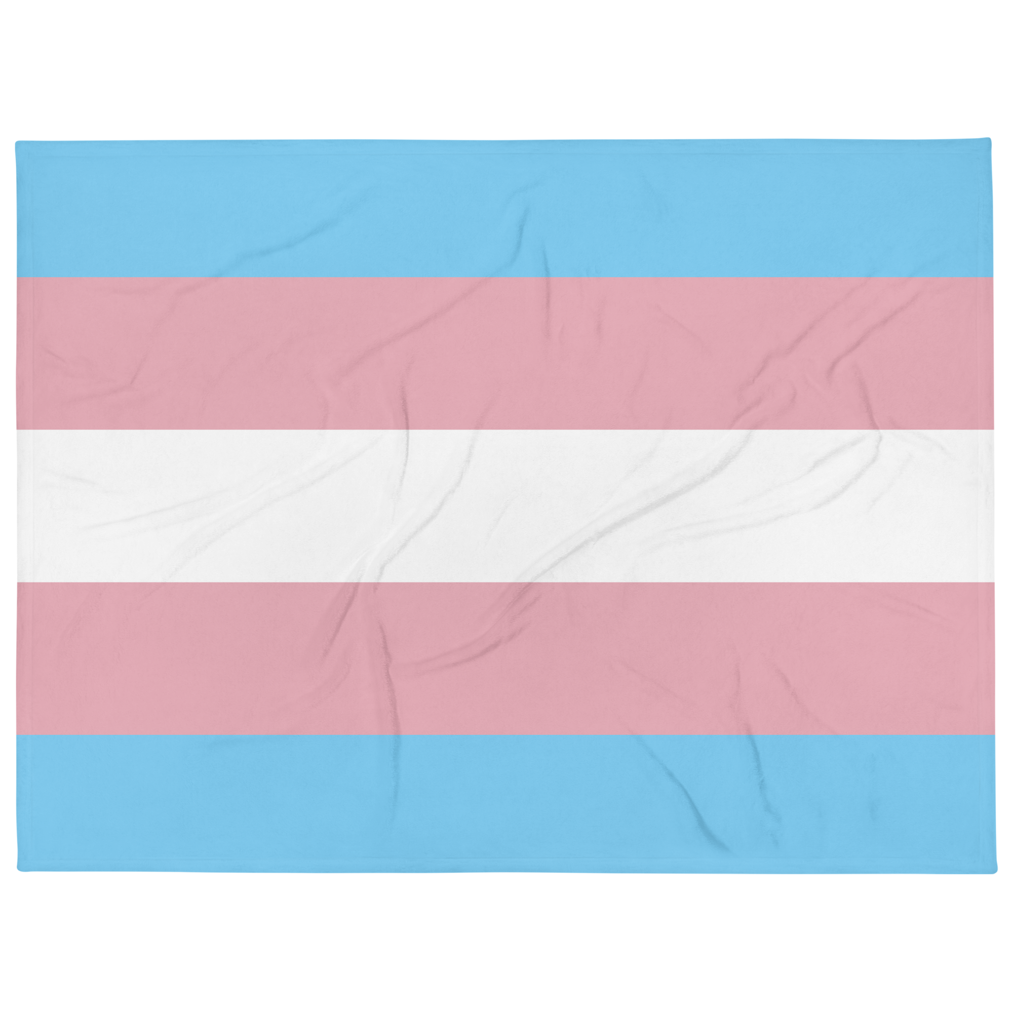 Transgender Pride Throw Blanket: Cozy LGBTQ+ Decorative Print