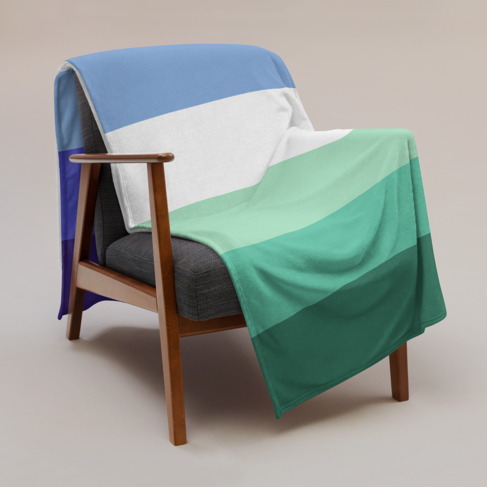 Gay Pride Throw Blanket: Cozy LGBTQ+ Decorative Print