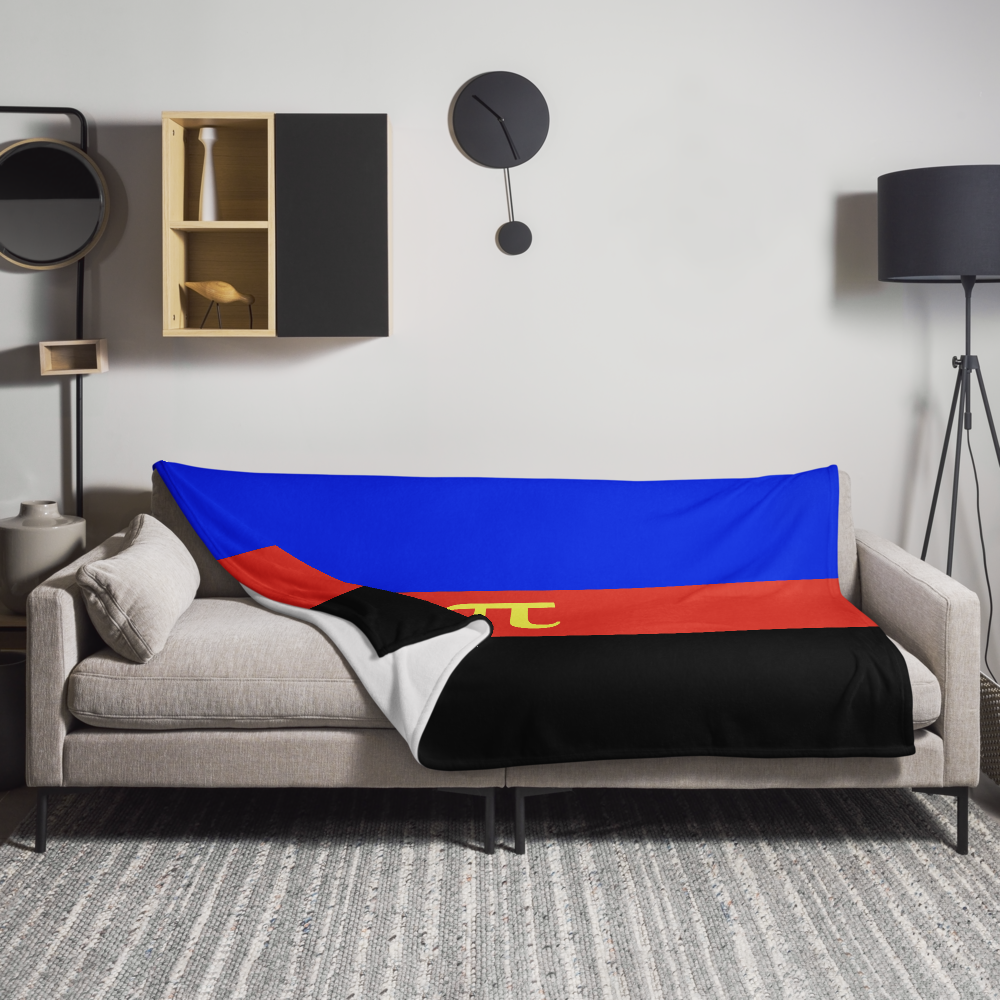 Polyamory Pride Throw Blanket: Cozy LGBTQ+ Decorative Print