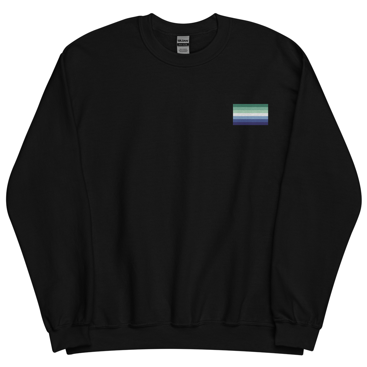 Gay Pride Flag Embroidered Sweatshirt