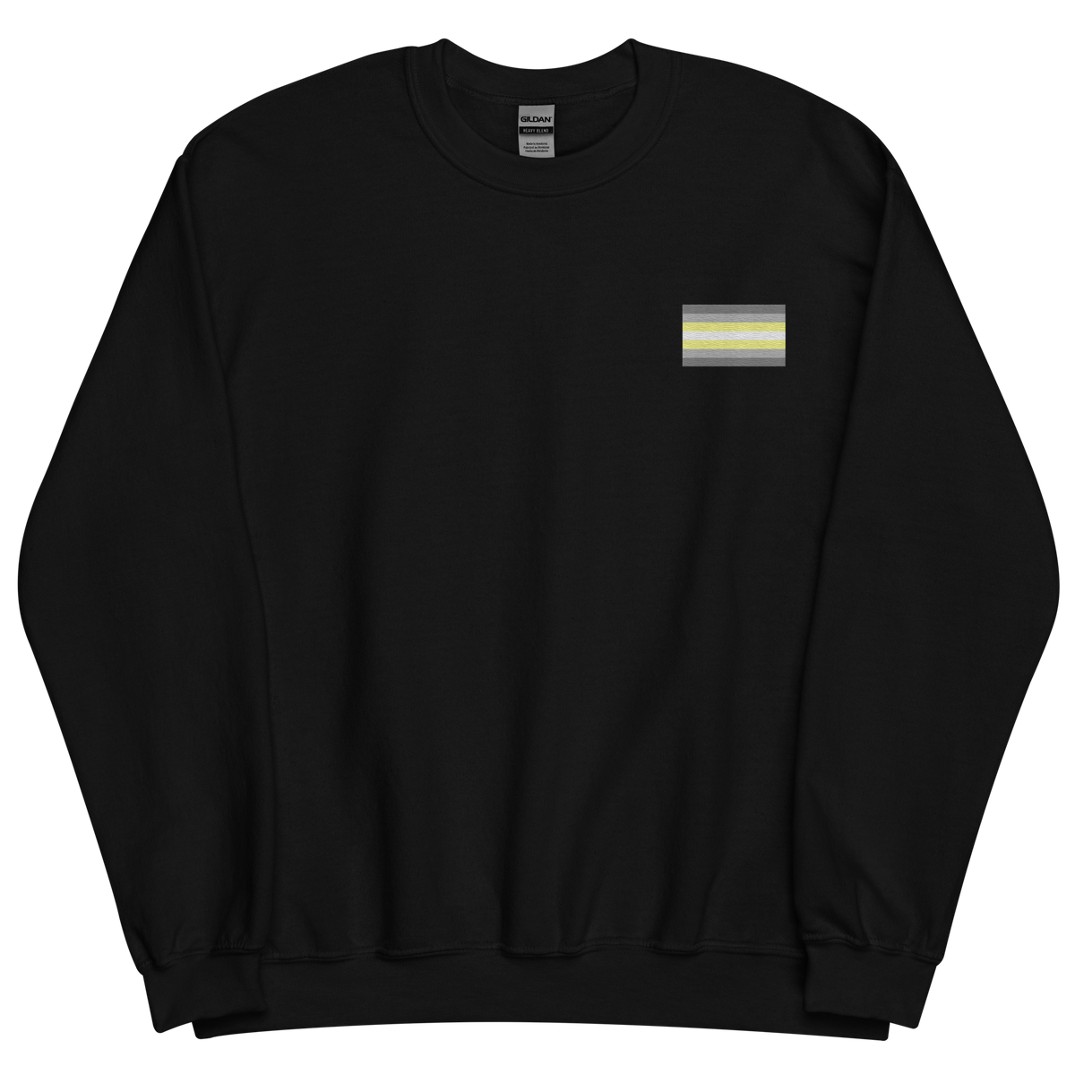 Demigender Pride Flag Embroidered Sweatshirt