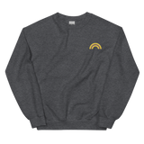 Embroidered Intersex Rainbow Sweater: Pride Flag LGBTQ+ Design