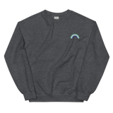 Embroidered Gay Pride Rainbow Sweater: Pride Flag LGBTQ+ Design