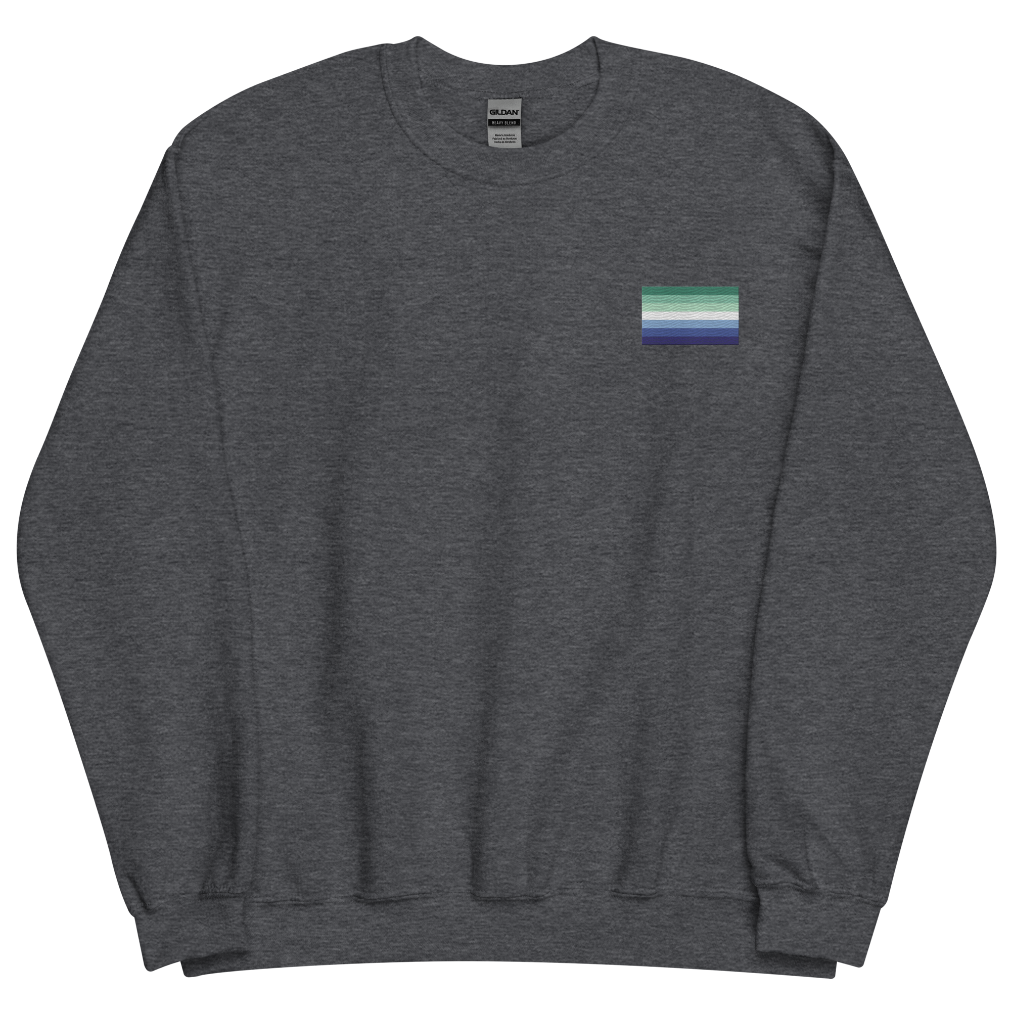 Gay Pride Flag Embroidered Sweatshirt