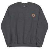 Embroidered Sweatshirt: Gilbert Baker Pride Ring Emblem Design