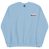 Demisexual Pride Flag Embroidered Sweatshirt