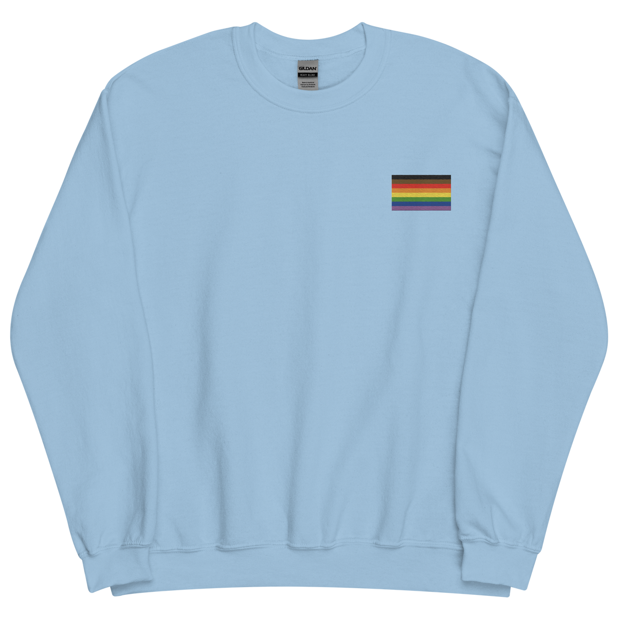 Philly Pride Flag Embroidered Sweatshirt