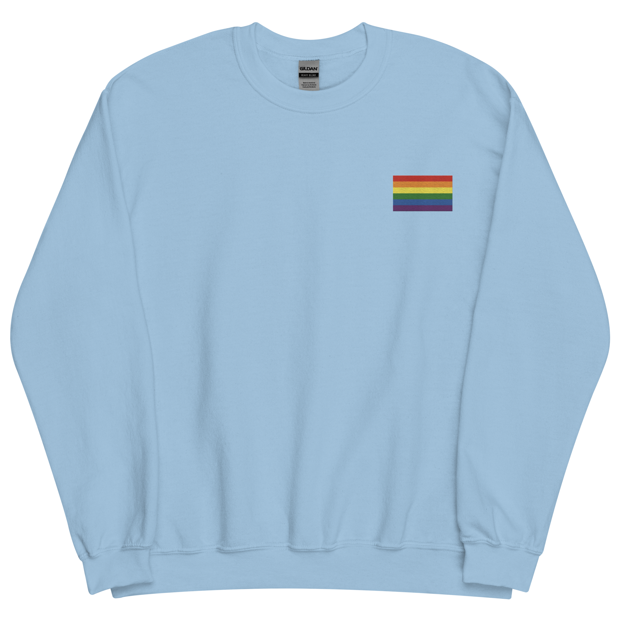 Pride Flag Embroidered Sweatshirt